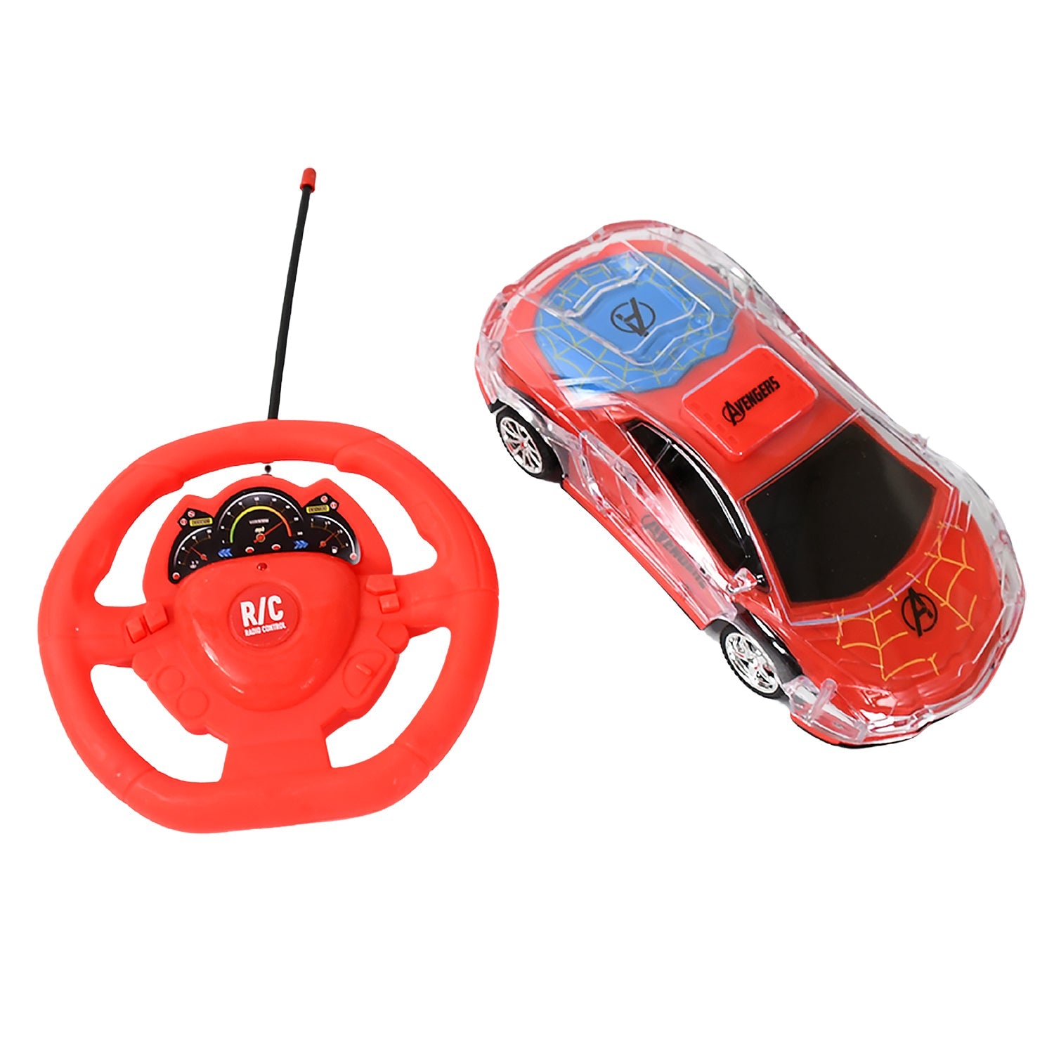 Plastic Remote Control Car, Remote Control Racing car with Two Function Backward and Forward. Handle Design Remote. Best Birthday Gift, Birthday Return Gift with Rechargeable Battery For Car - Bhavnagar Deodap