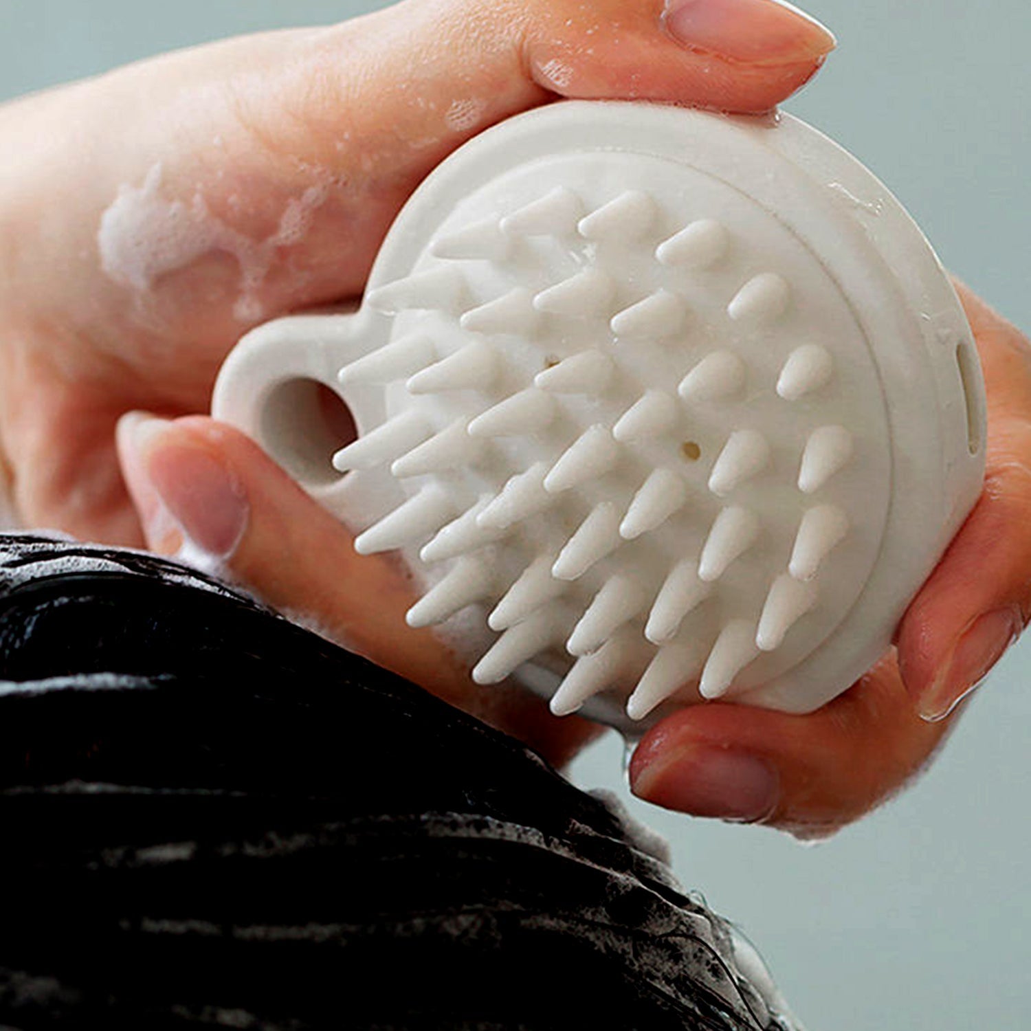 Comb Scalp Massage Brush, Hair brush, Hair Comb, Shower Brush, Bath Massage Brush, Small Portable Brush Washable Massage Comb Bath Shampoo Massages Effectively Remove Loose Short Hair - Bhavnagar Deodap