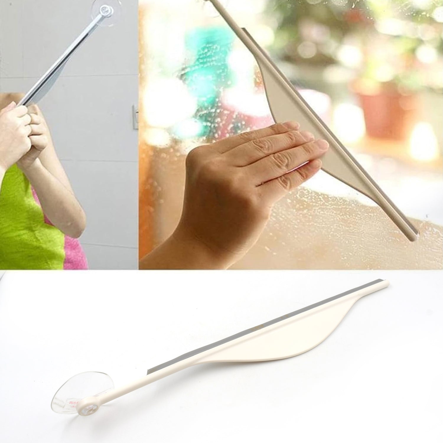 All-in-One Cleaner: Squeegee for Shower, Bathroom & Windows - Bhavnagar Deodap