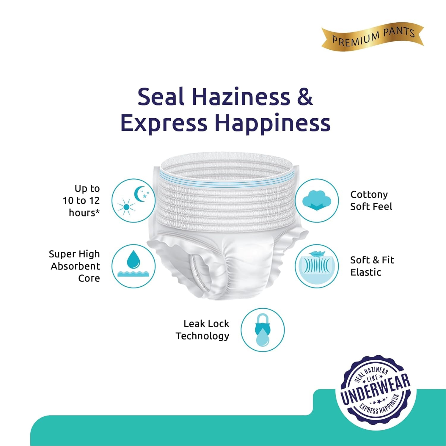 Senior Care Essentials: Large-XL Adult Diaper Pants (Waist 90-140cm) - Bhavnagar Deodap