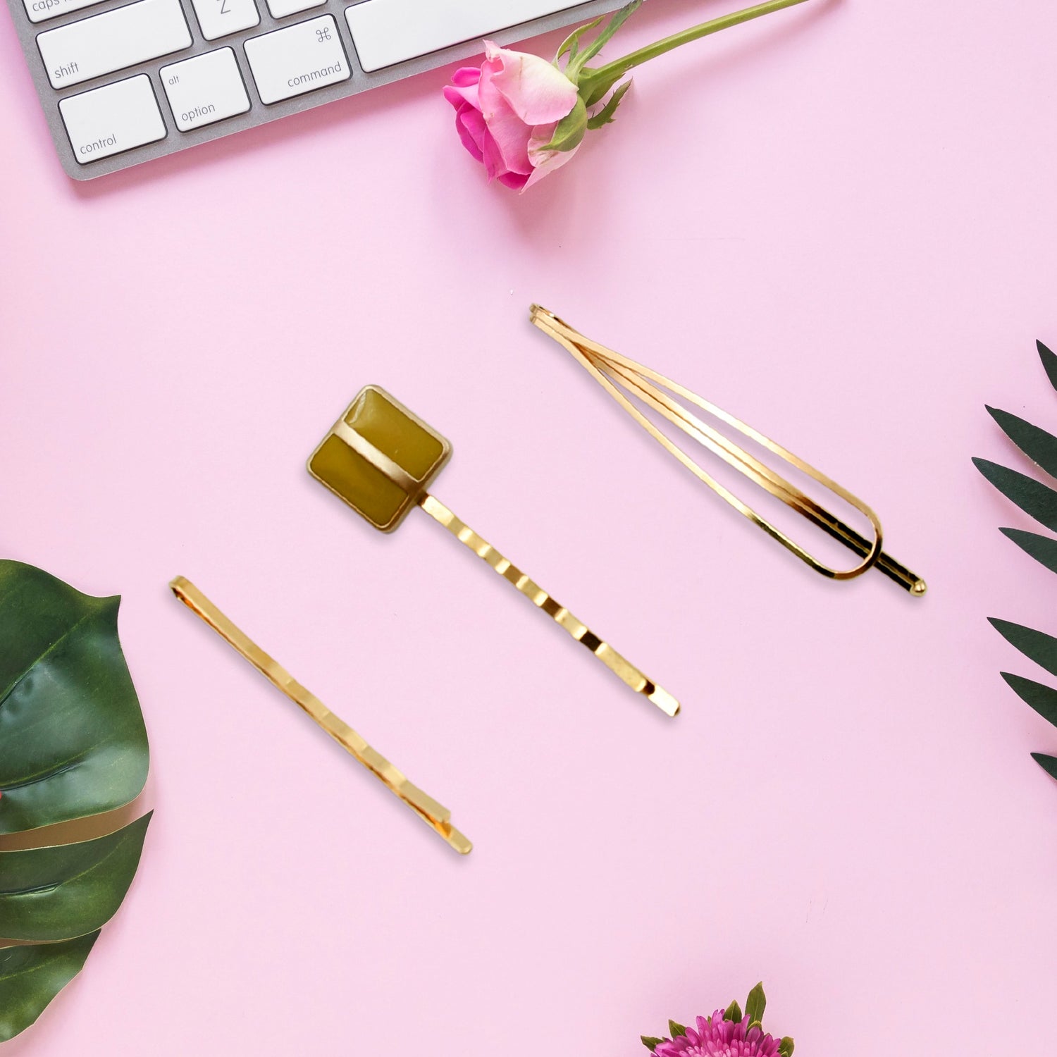 Metal Hair Pins, Pearls Hair Clips Elegant Hair Barrettes Hair Accessories Gift for Women Girls Hair Accessories Acrylic Hair Clips (Mix Design / 1 Set) - Bhavnagar Deodap