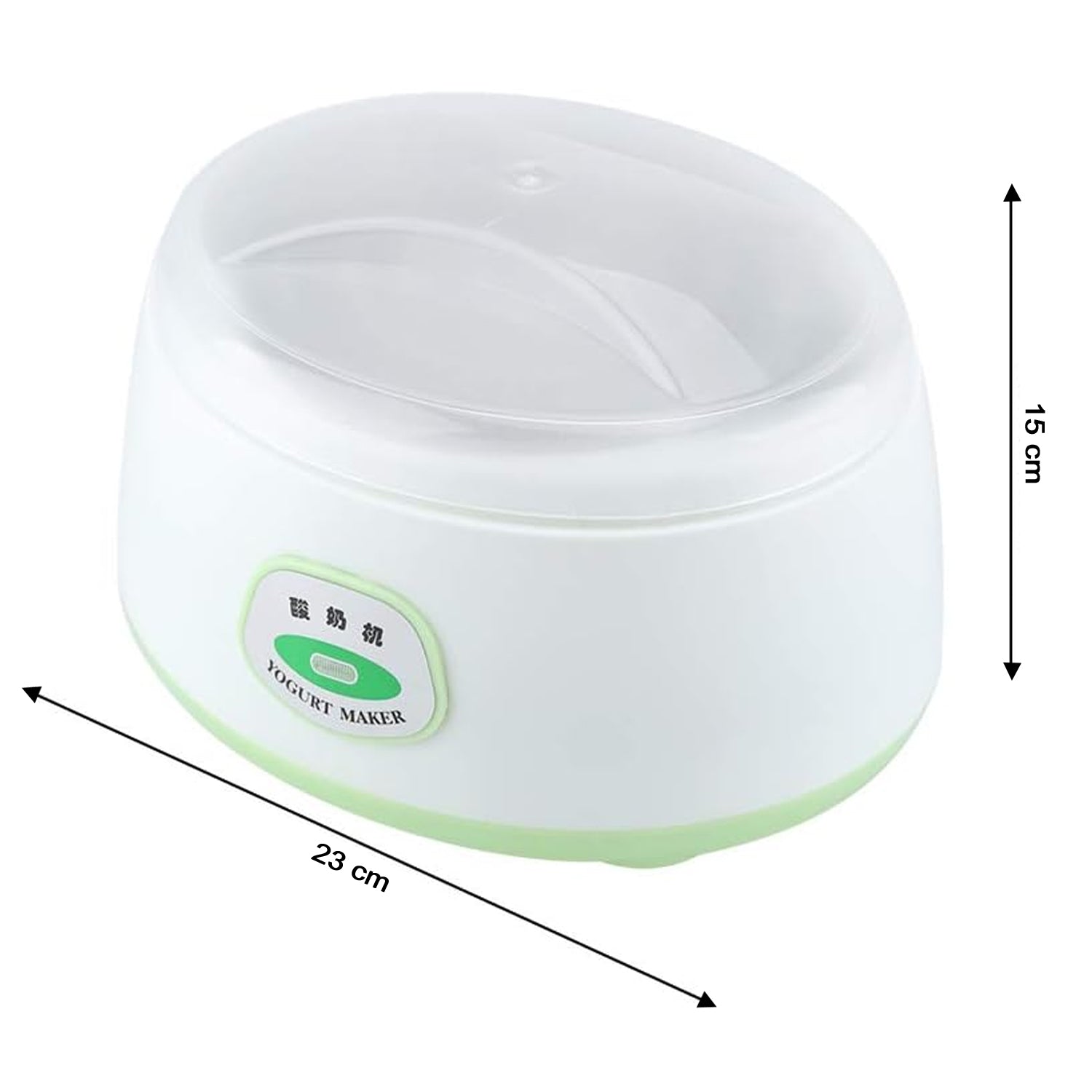 ELECTRONIC YOGURT MAKER, AUTOMATIC YOGURT MAKER MACHINE 1L YOGHURT PLASTIC CONTAINER FOR HOME USE - Bhavnagar Deodap