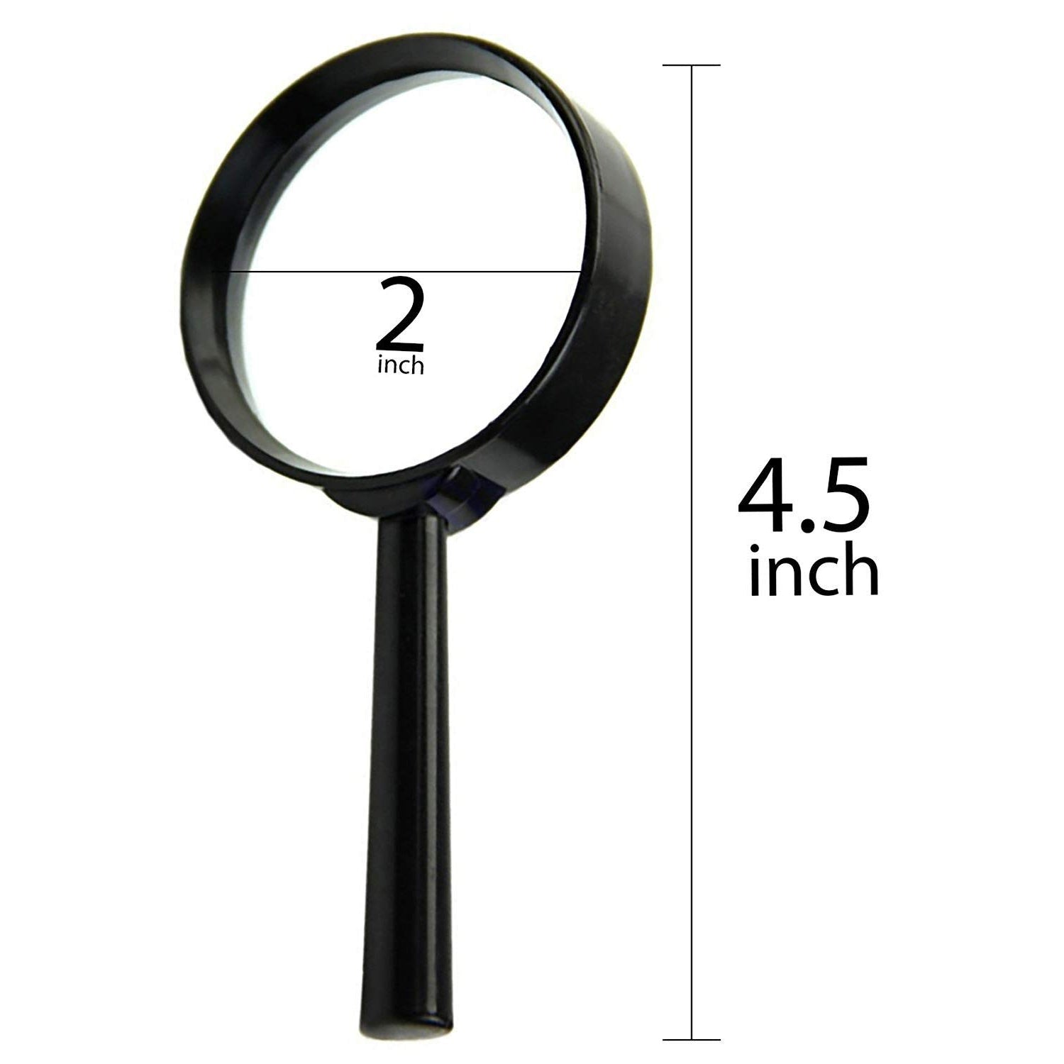 Magnifying glass Lens - reading aid made of glass - real glass magnifying glass that can be used on both sides - glass breakage-proof magnifying glass, Protect Eyes, 50 mm - Bhavnagar Deodap