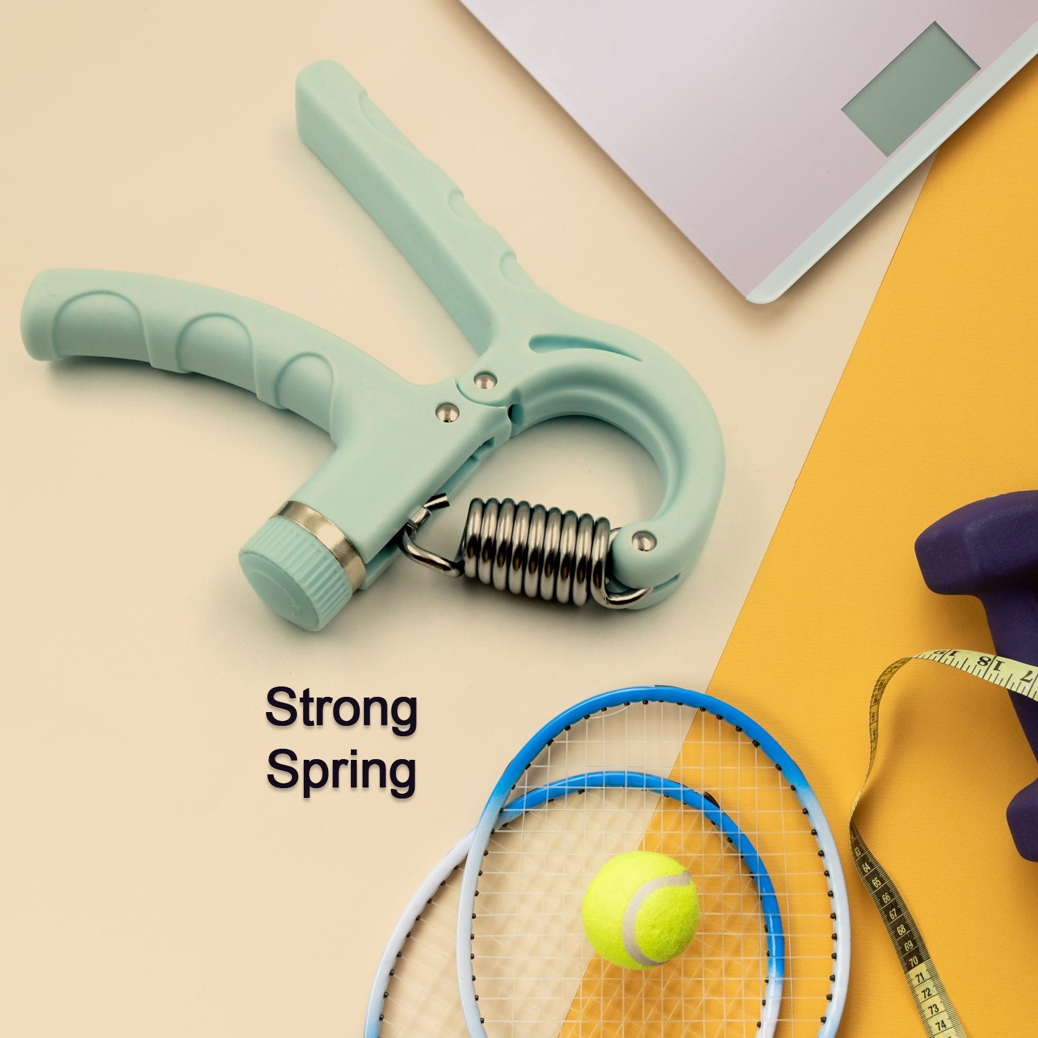 Gym Fitness Hand Grip Men Adjustable Finger Heavy Exerciser Strength for Muscle Recovery Hand Gripper Trainer strengthener (1 Pc) - Bhavnagar Deodap