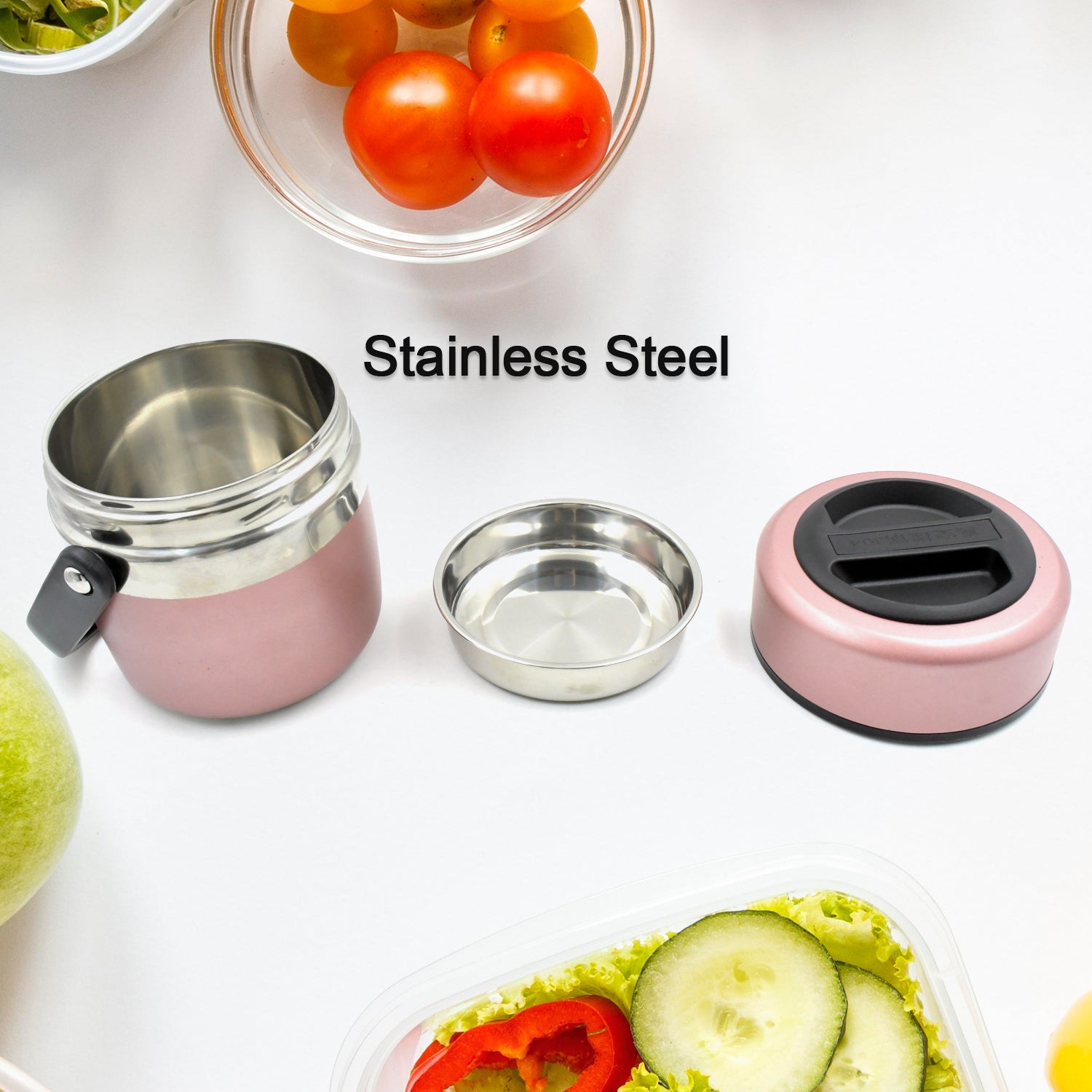 Leak-Proof Thermos Flask: Keeps Food Hot & Fresh (Stainless Steel, Multi-Color) - Bhavnagar Deodap