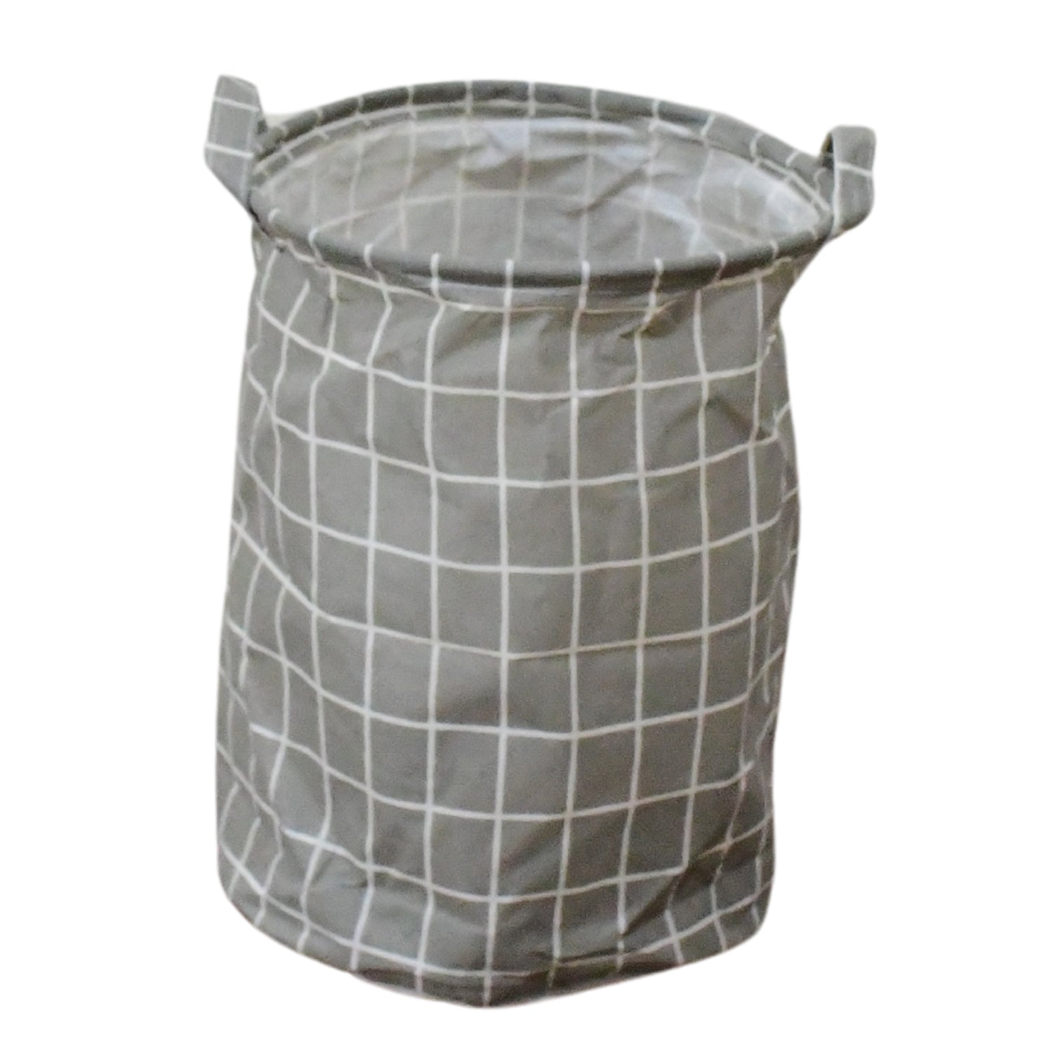 Folding Laundry Basket Round Storage Bag (1 Pc / 40 × 30 Cm) - Bhavnagar Deodap