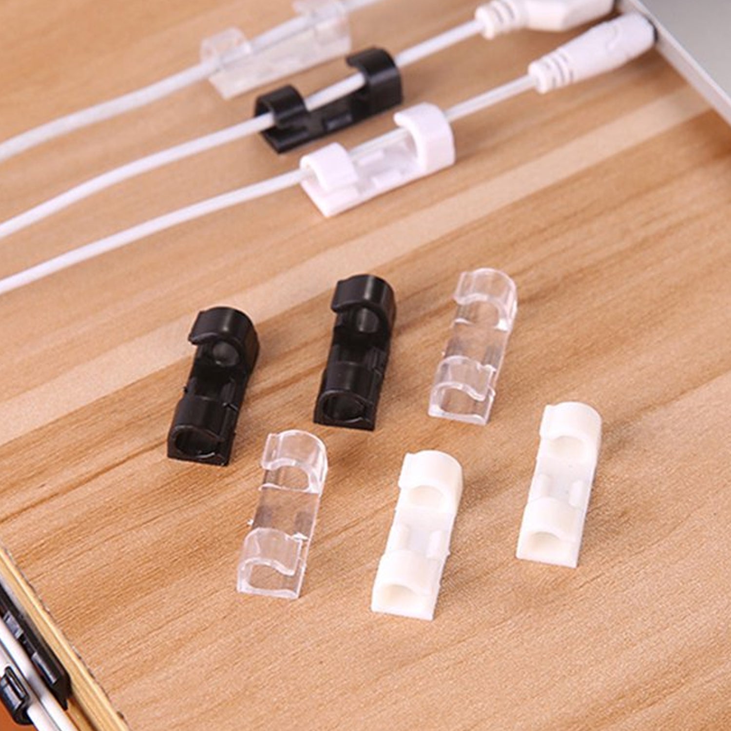 Cord Clips for Car, Office and Home (20 Pcs Set) - Bhavnagar Deodap