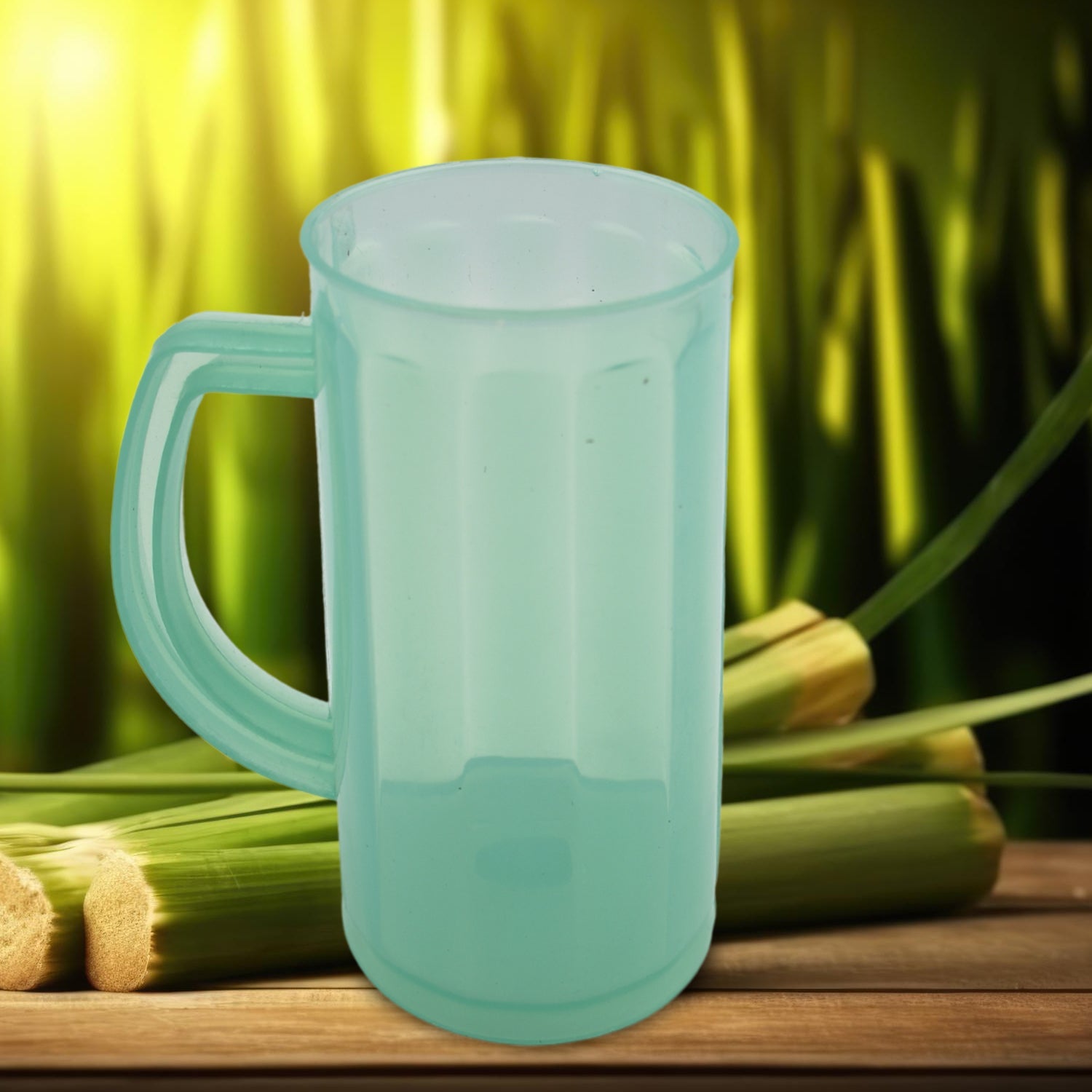 Plastic Coffee Mug With Handle Used for Drinking and Taking Coffees and Some Other Beverages in All Kinds of Places for Kitchen, Office, Home Dishwasher Safe(1 pc) - Bhavnagar Deodap