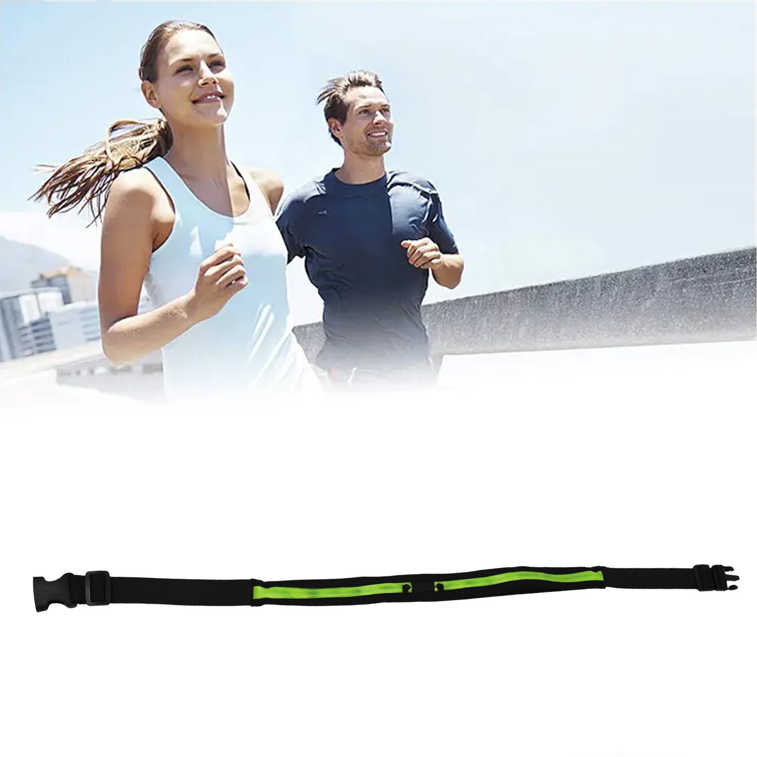 Running Hiking Jogging Walking Reflective Waterproof Waist Bag Compatible Belt Bag - Bhavnagar Deodap