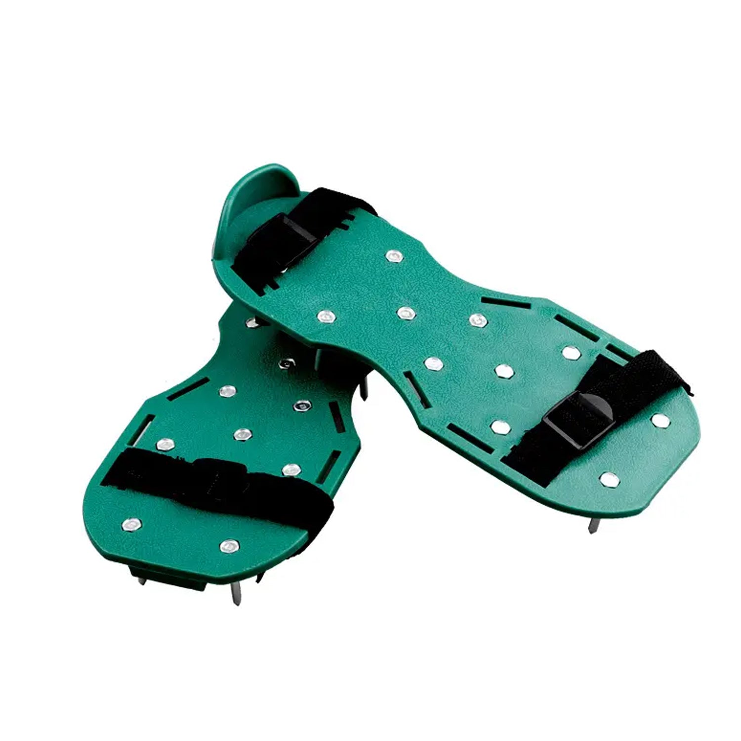 Lawn Aerator Sandals, Garden Grass Aerator Spiked Sandals Green Studded Shoes for Yard Patio Garden Excavation - Bhavnagar Deodap