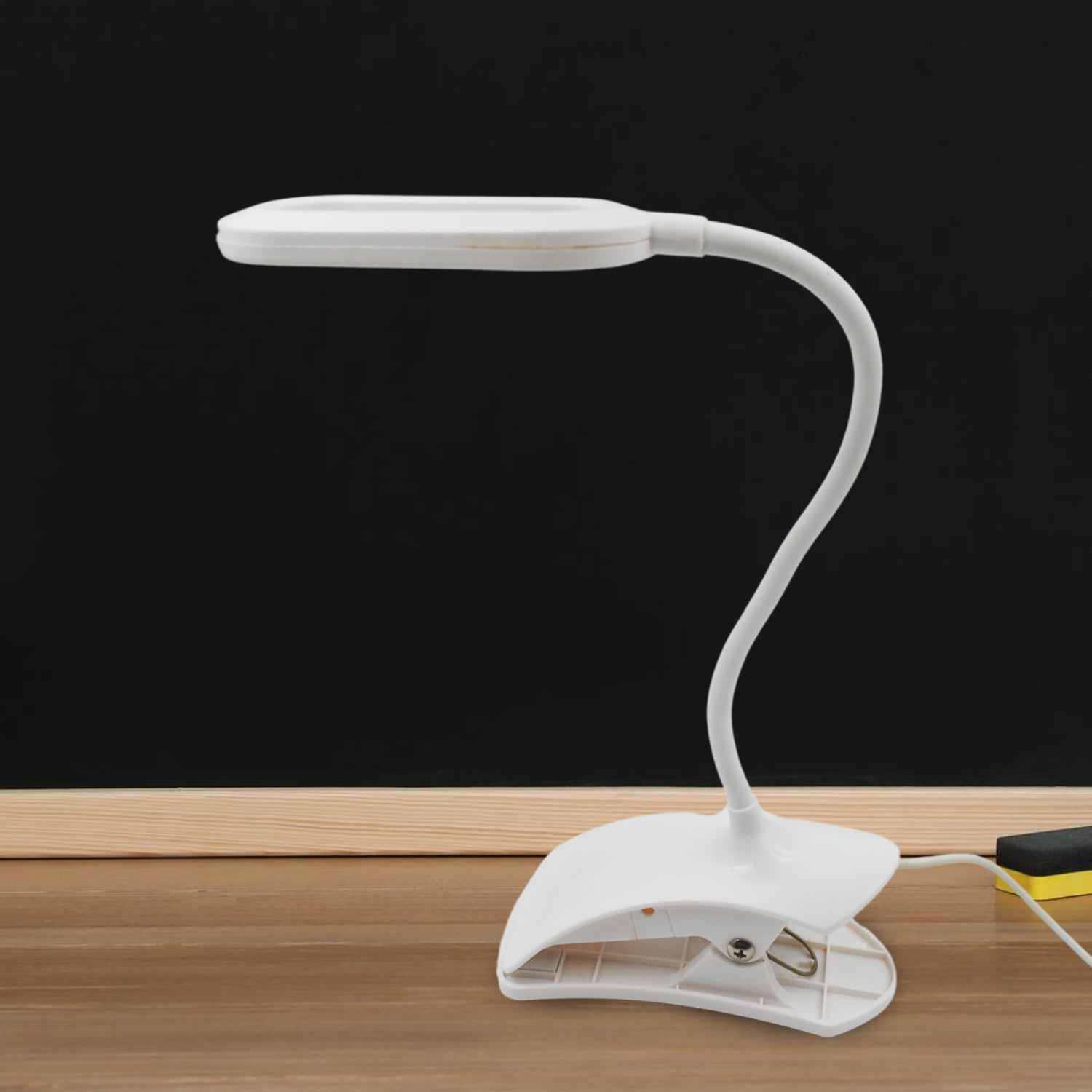 STUDY LAMP LED TOUCH ON OFF SWITCH STUDENT STUDY READING DIMMER LED TABLE LAMPS WHITE DESK LIGHT LAMP (Usb Lamp) - Bhavnagar Deodap
