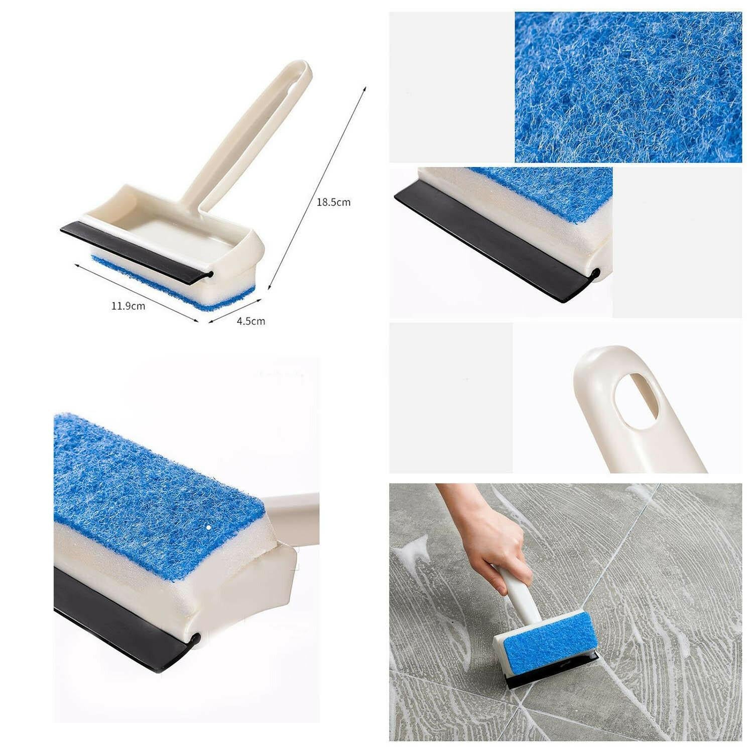 Double-Sided Mirror, Tile, and Grout Cleaner for Bathroom & Windows - Bhavnagar Deodap