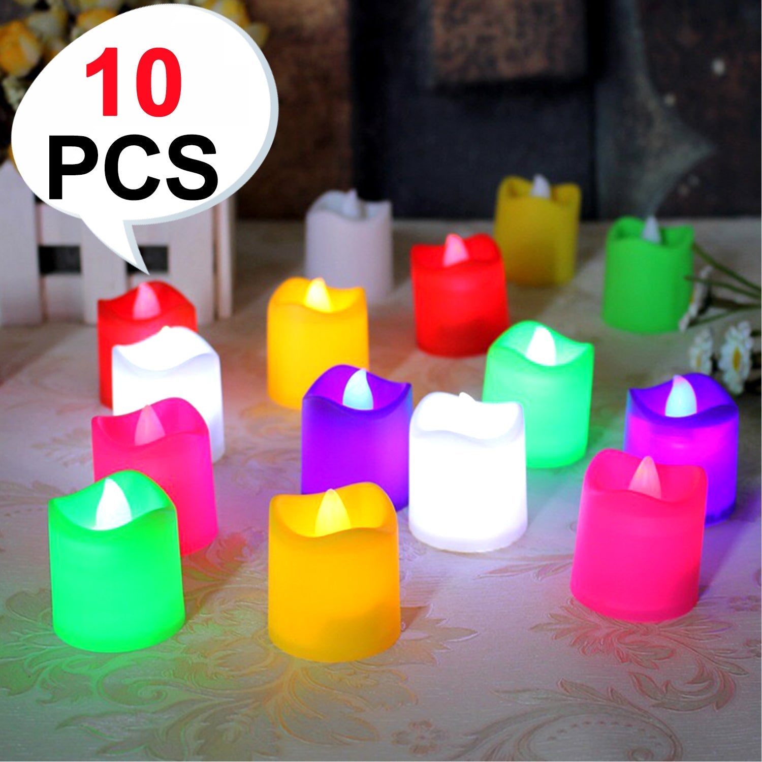 BATTERY OPERATED CANDLE IDEAL FOR PARTY.