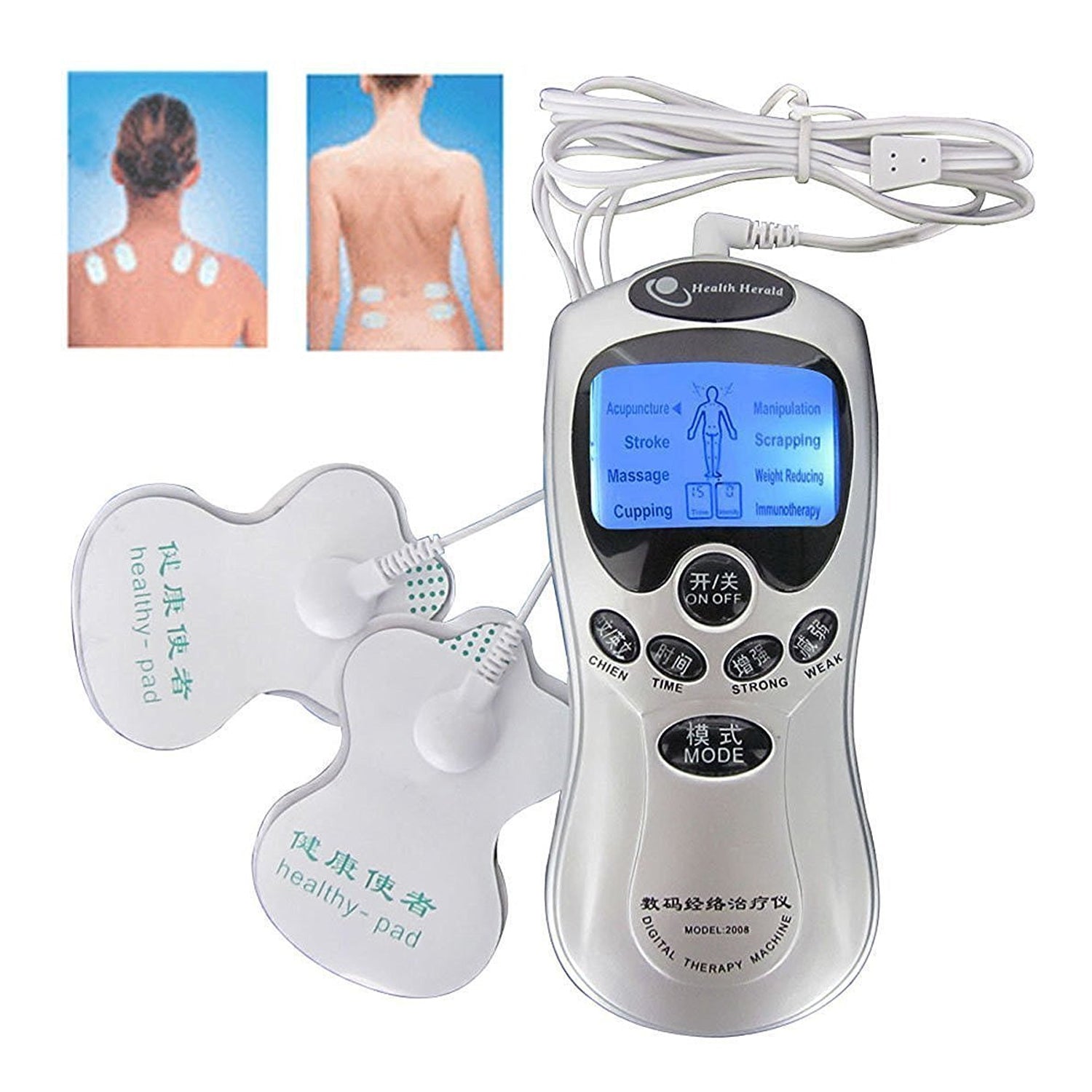 Multifunction Pain Relief Massager (Electric, Pulse Therapy) - Neck, Back, Body Without Adaptor - Bhavnagar Deodap