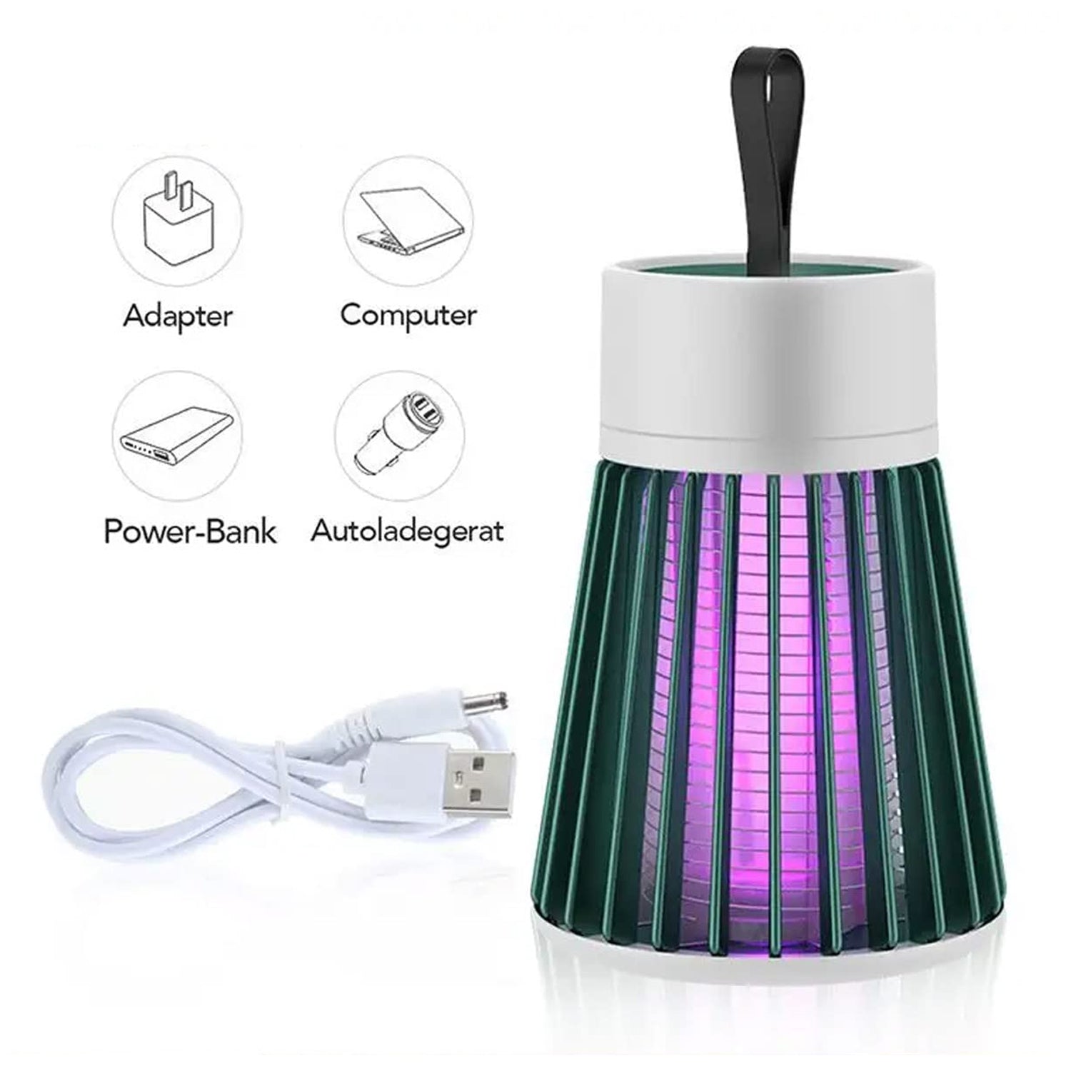 Mosquito Killer Machine  Mosquito Killer USB Powered Bug Zapper Mosquito Lamp For Home Electric LED Lamp Mosquito Killer Indoor  /  Outdoor Mosquito Trap Machine - Bhavnagar Deodap