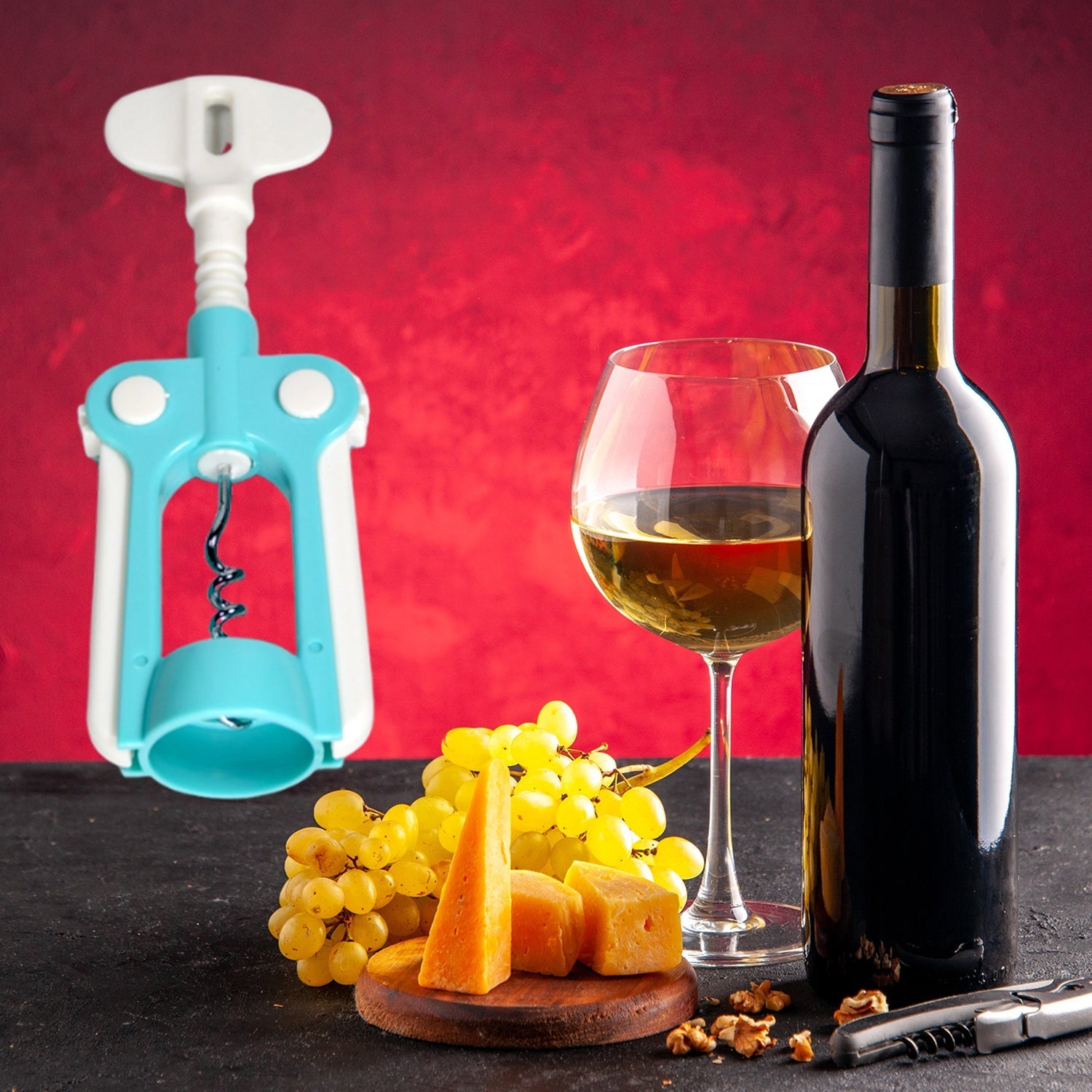 Waiter Wine Corkscrew Bottle Beer Cap Opener for Restaurants Bar Home - Bhavnagar Deodap