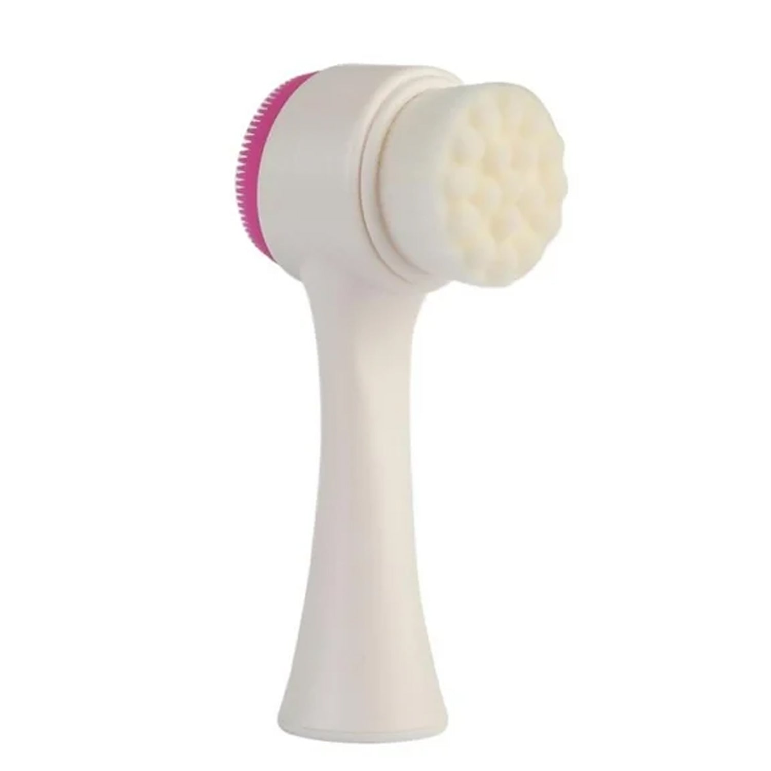 Silicone Double-Sided Face Wash Brush for Sensitive, Delicate, Dry Skin (1 Pc) - Bhavnagar Deodap