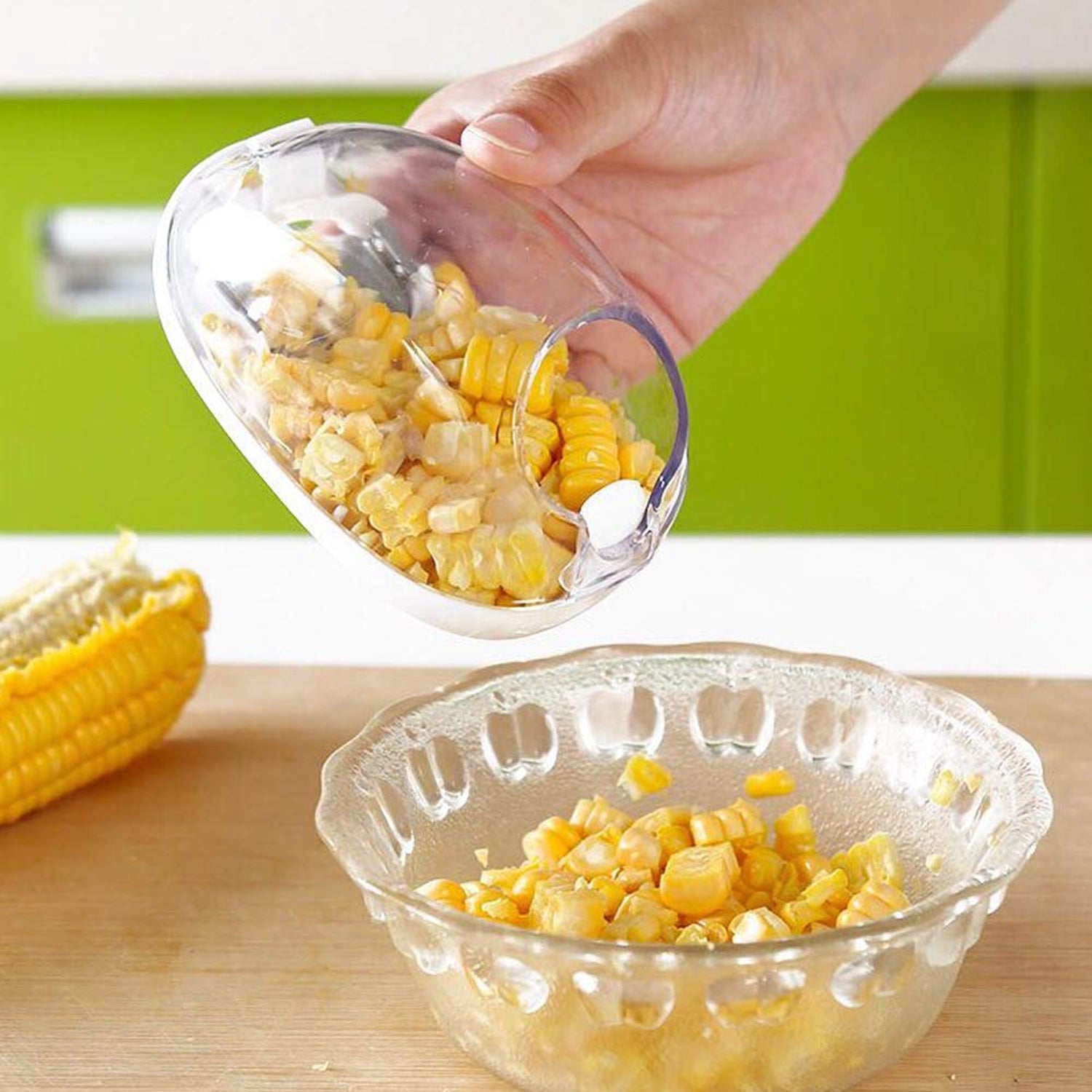 Magic Plastic with Steel Blades Corn Remover Kernel Stripper (1 Pc) - Bhavnagar Deodap