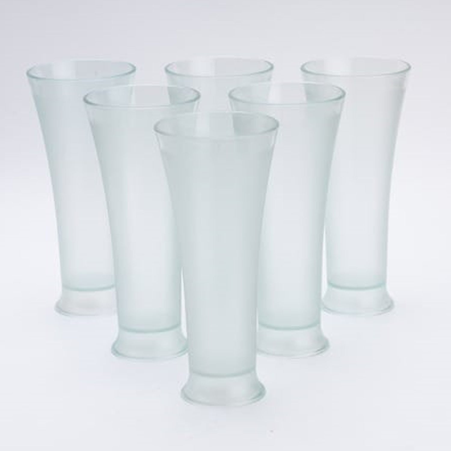 High Quality Faluda, ice cream, Juicer and Water Glasses Set of 6 Transparent, Drinking Water Glasses Stylish Glasses for Faluda, Water, Juice, Glass Set of 6 Pcs (300 ML Approx) - Bhavnagar Deodap