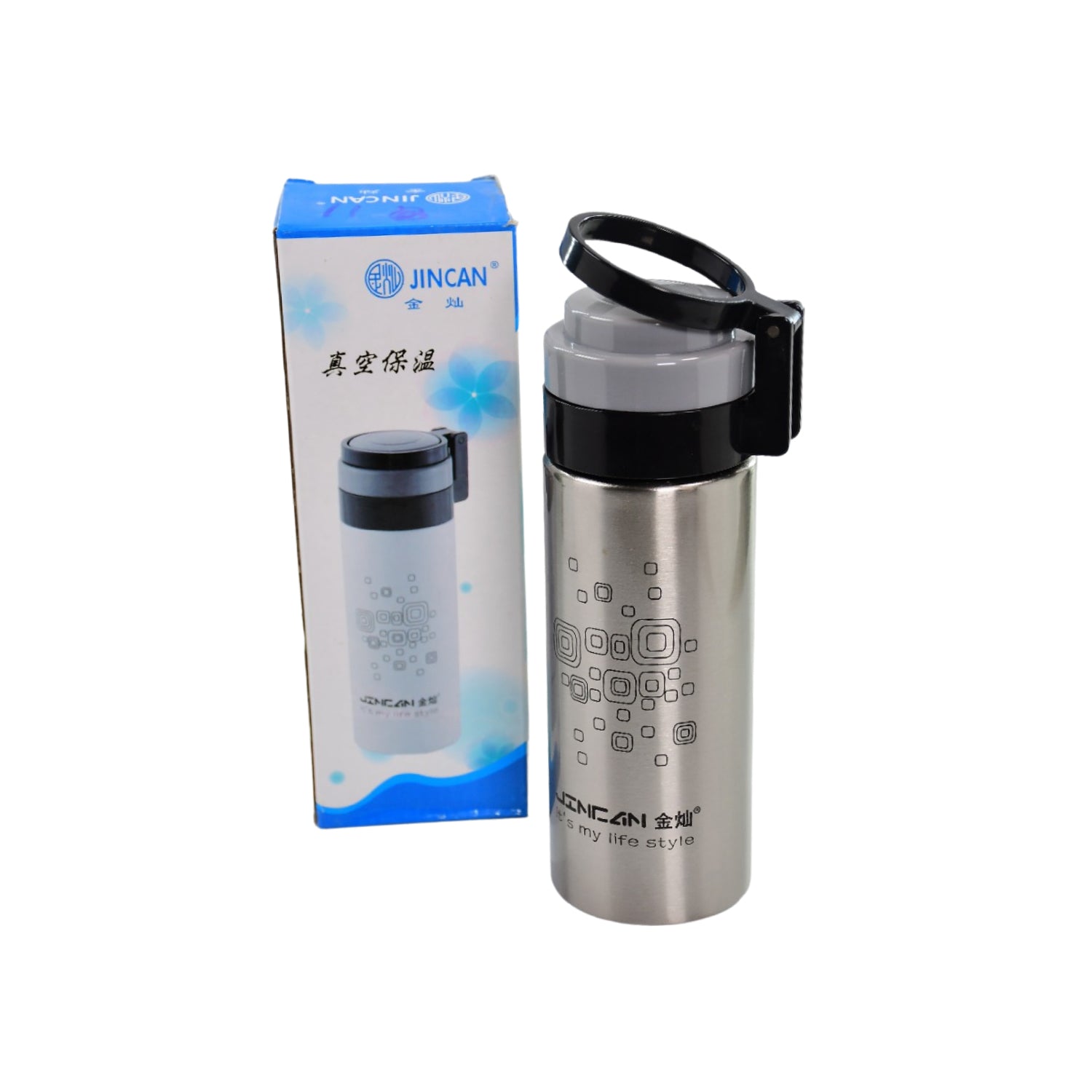 REUSABLE LEAK-PROOF THERMOS STEEL FOR HOME OFFICE GYM FRIDGE TRAVELLING