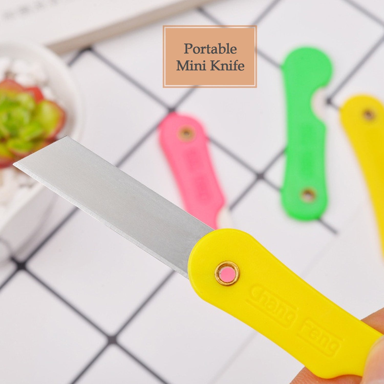 Multicolour Mini Paper Cutter Knife Pencil Knife (Pack of 12) - Bhavnagar Deodap