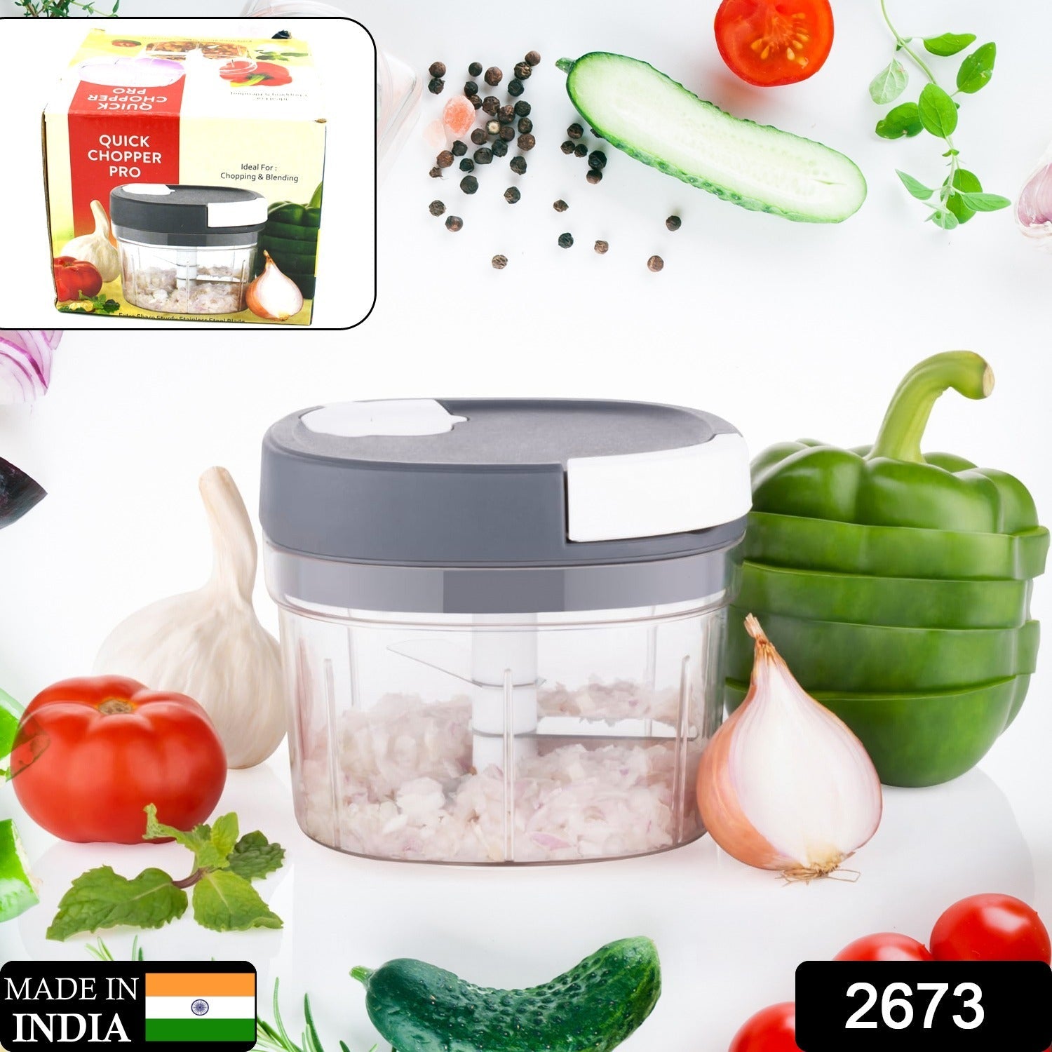 Handy Chopper and Slicer Used Widely for chopping and Slicing of Fruits, Vegetables, Cheese Etc. Including All Kitchen Purposes - Bhavnagar Deodap