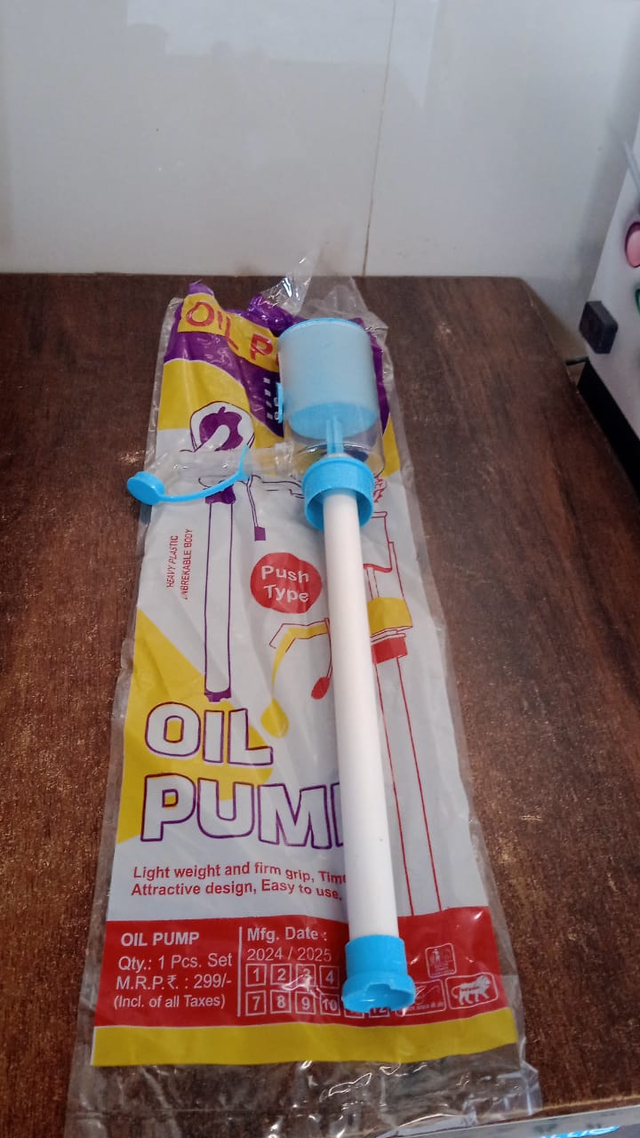 Plastic Push Oil Pump for Removal of Oil and Liquids