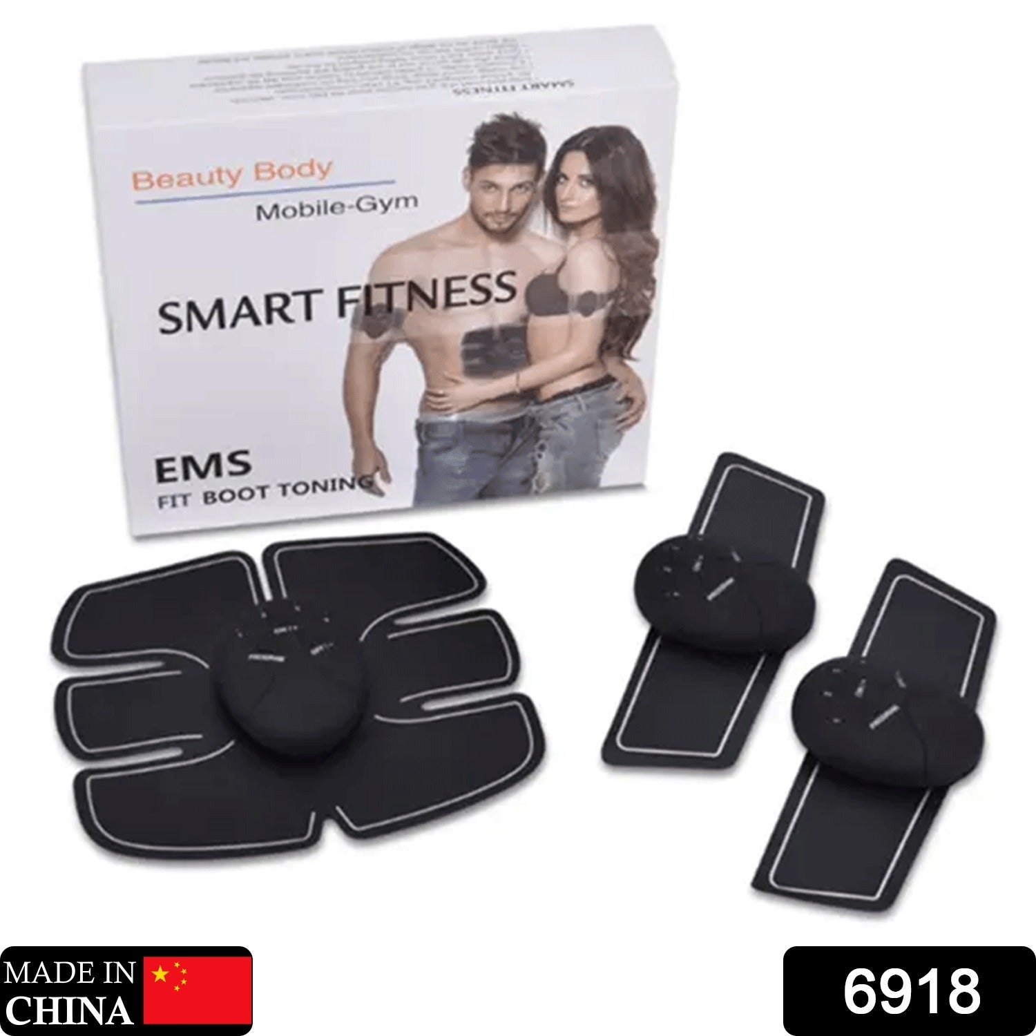 6 Pack abs stimulator Wireless Abdominal and Muscle Exerciser Training Device Body Massager/6 pack abs stimulator charging battery/mart Fitness Abs Maker/Exerciser Training Device - Bhavnagar Deodap