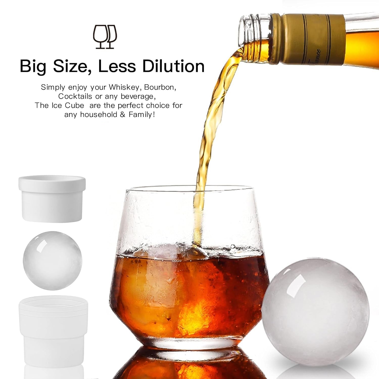 Flexible Ice Ball Mold-Large ice Ball, BPA-free (1 Pc) - Bhavnagar Deodap