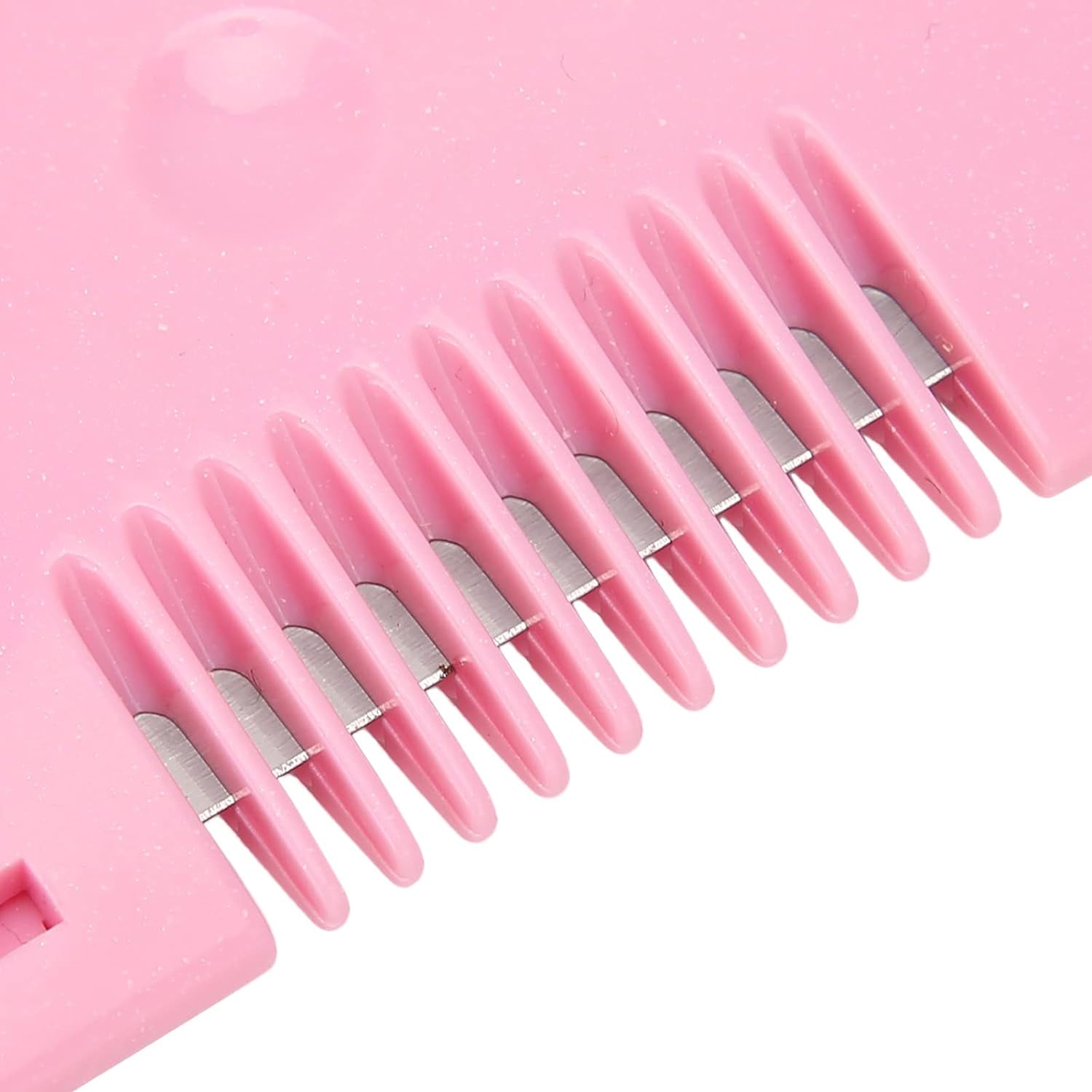 Heart Shape Plastic Hair Cutting Scissors for Baby Girls Lightweight Portable Hair Thinning Double‑Edge Stainless Steel Convenient for Hair Cutting for Hair Thinning (1 Pc ) - Bhavnagar Deodap