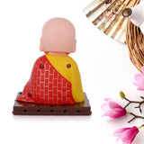 Solar Powered Sitting Buddha Statue,  Moving Head and Hand (1 Pc / Medium) - Bhavnagar Deodap