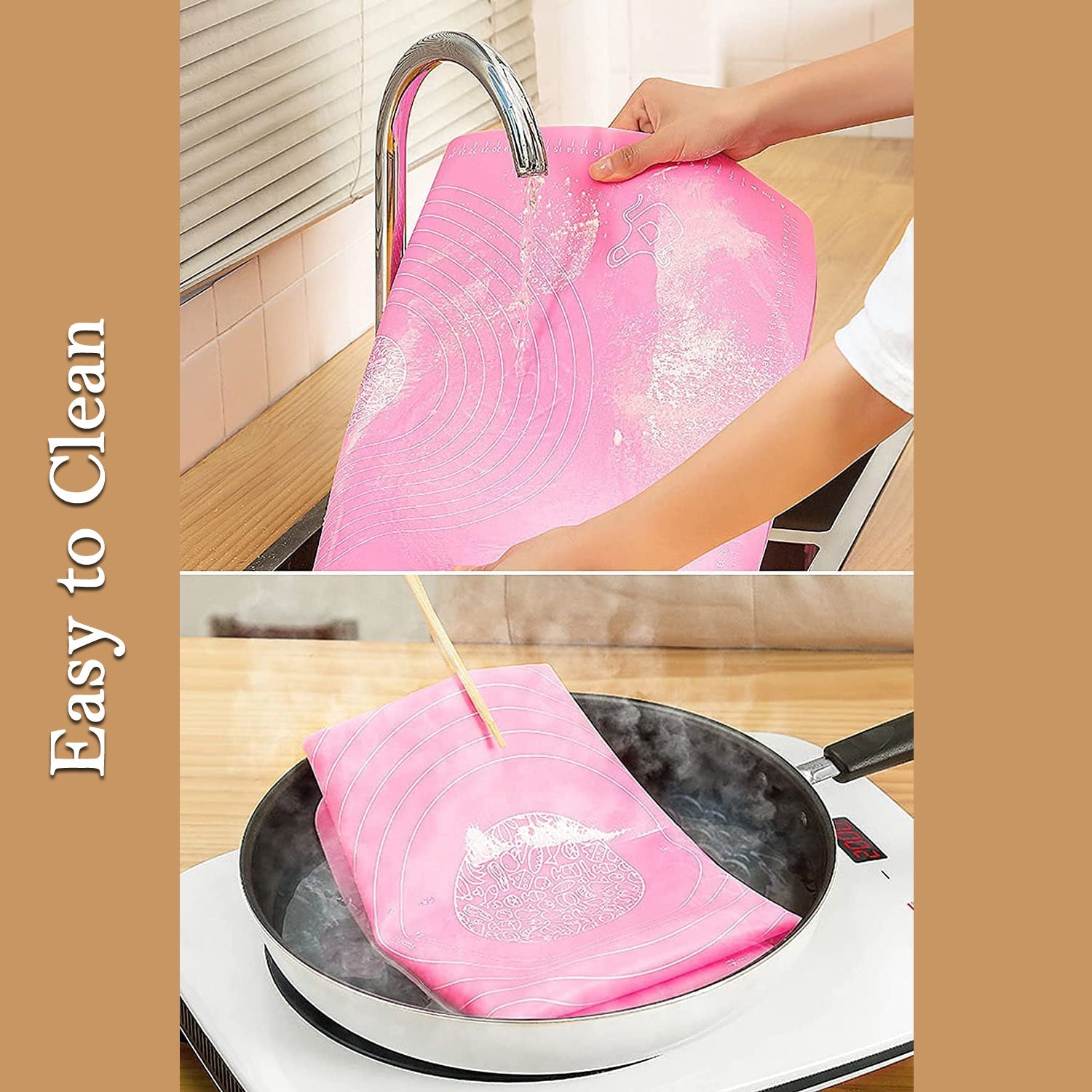 Rolling Baking Mat with Measurements (70×50 Cm / 1 Pc)