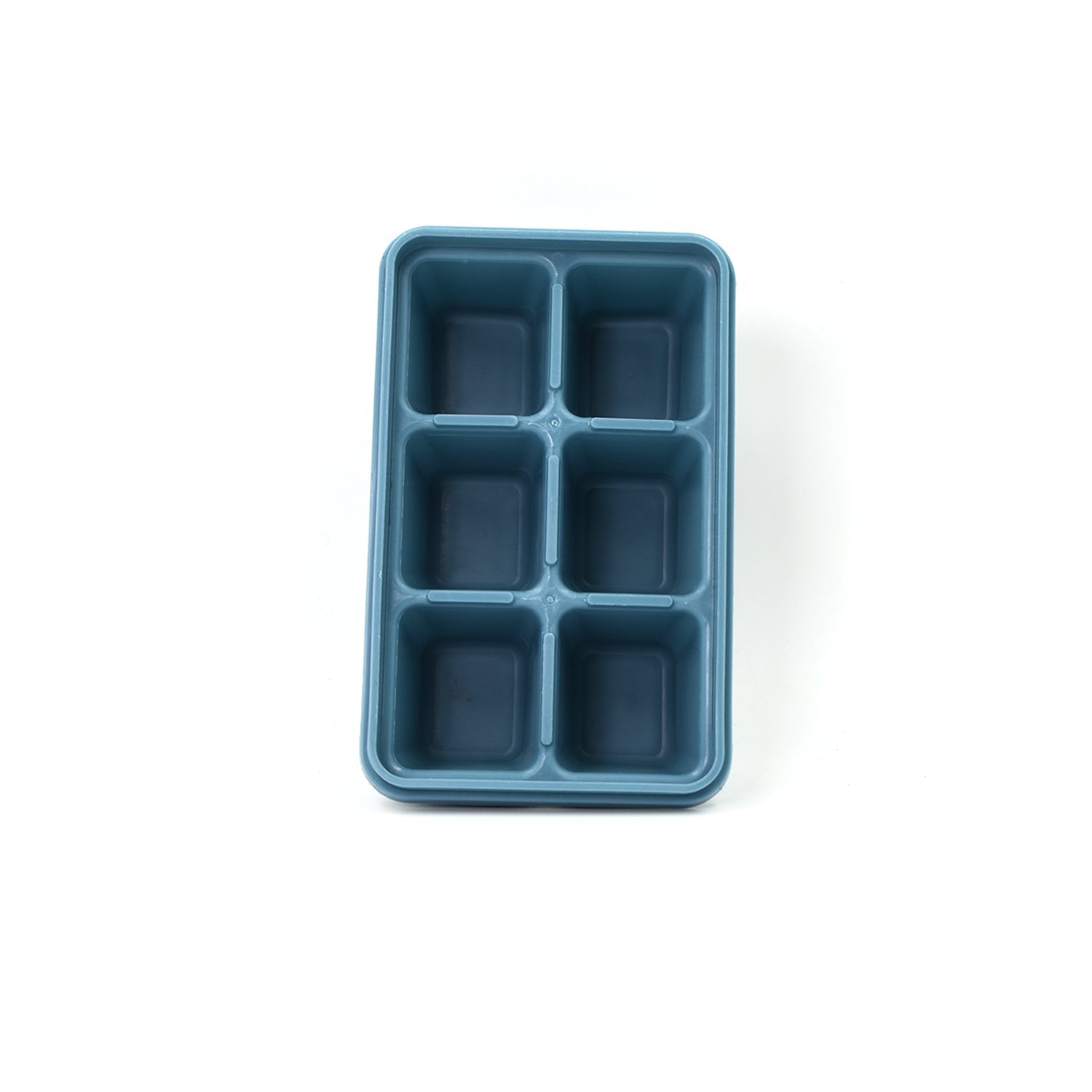 6 Grid Silicone Ice Tray used in all kinds of places like household kitchens for making ice from water and various things and all. - Bhavnagar Deodap