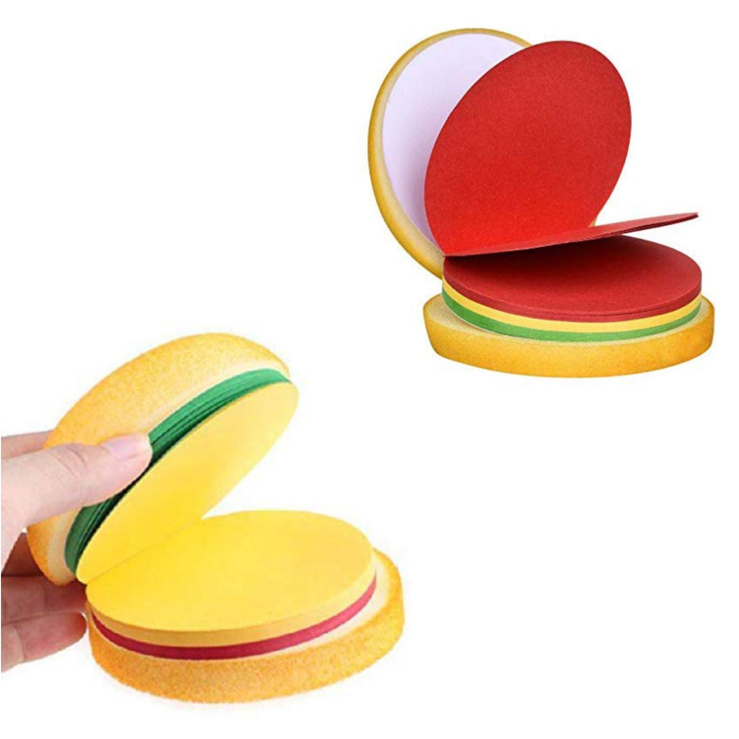 Burger Shaped Note  /  Sticky Notes  /  Memo Notes, Unique Mini Notes (Multicolor) - Bhavnagar Deodap