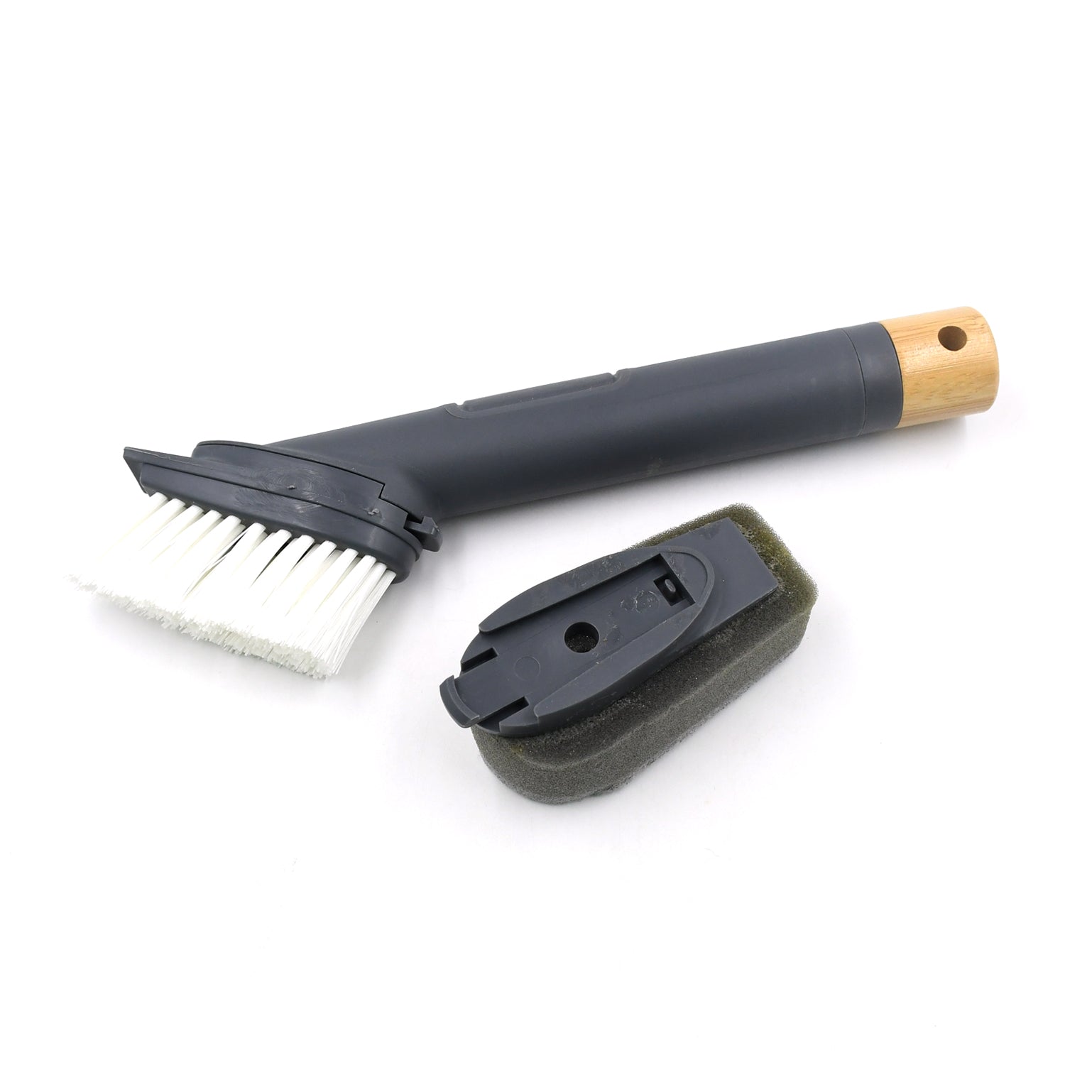 Cleaning Brushes Set, Scrub Brush Bathroom Brush, Long Handle Liquid Dispenser Pot Washing Brush - Bhavnagar Deodap