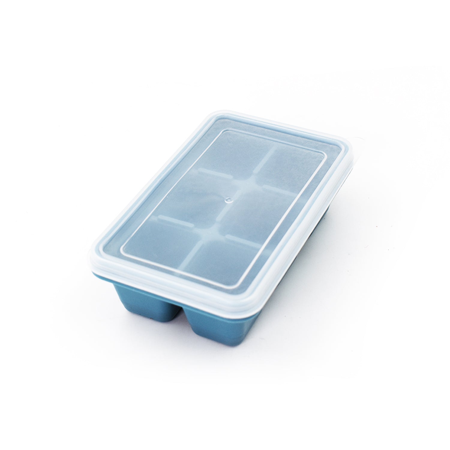 6 Grid Silicone Ice Tray Used In All Kinds Of Places Like Household Kitchens For Making Ice From Water And Various Things And All With Color Box (1 Pc) - Bhavnagar Deodap
