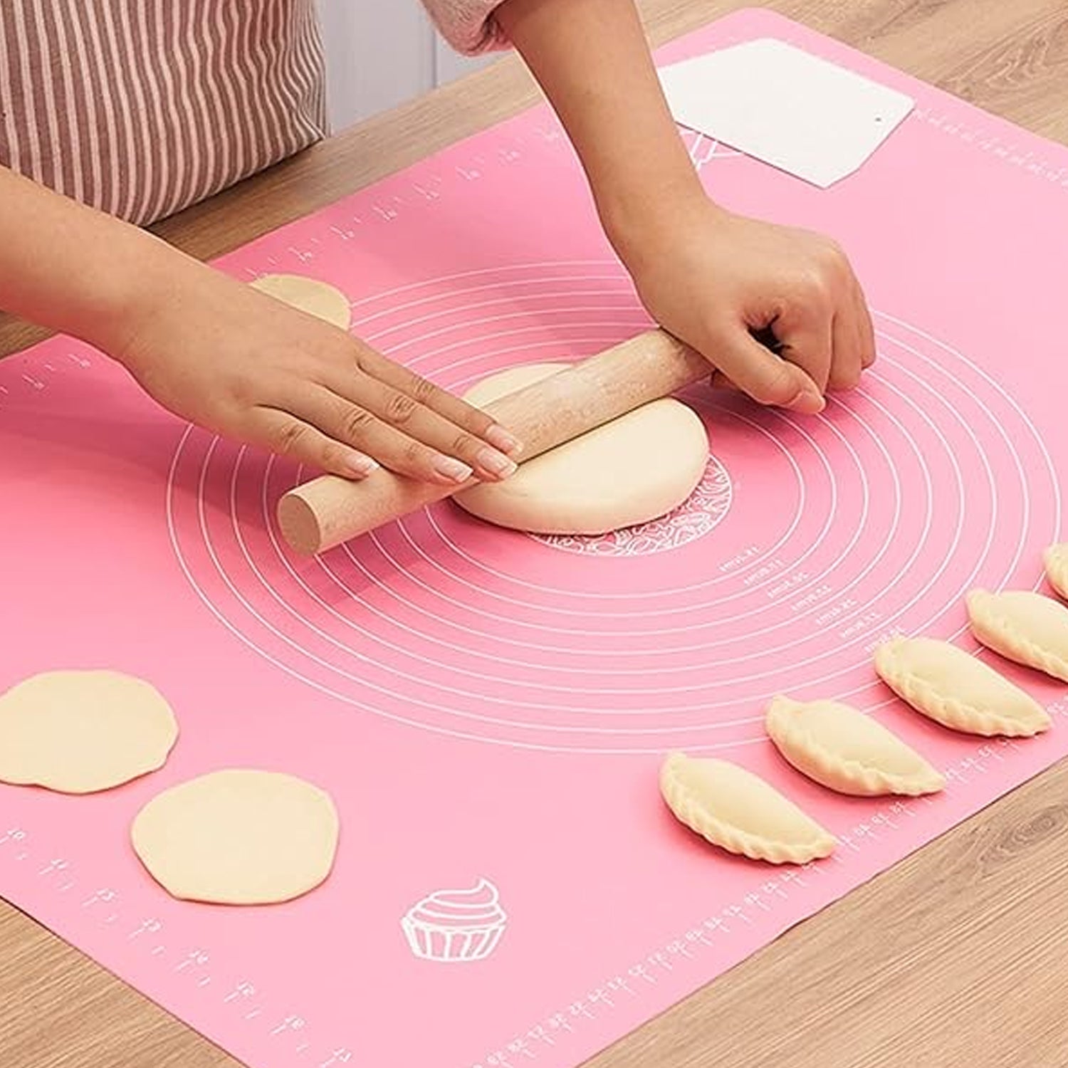 Rolling Baking Mat with Measurements (65×45 Cm / 1 Pc) - Bhavnagar Deodap