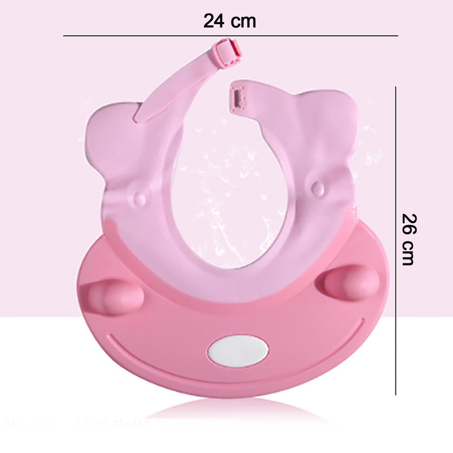 Silicone Baby Shower Cap Bathing Baby Wash Hair Eye Ear Protector Hat for New Born Infants babies Baby Bath Cap Shower Protection For Eyes And Ear. - Bhavnagar Deodap