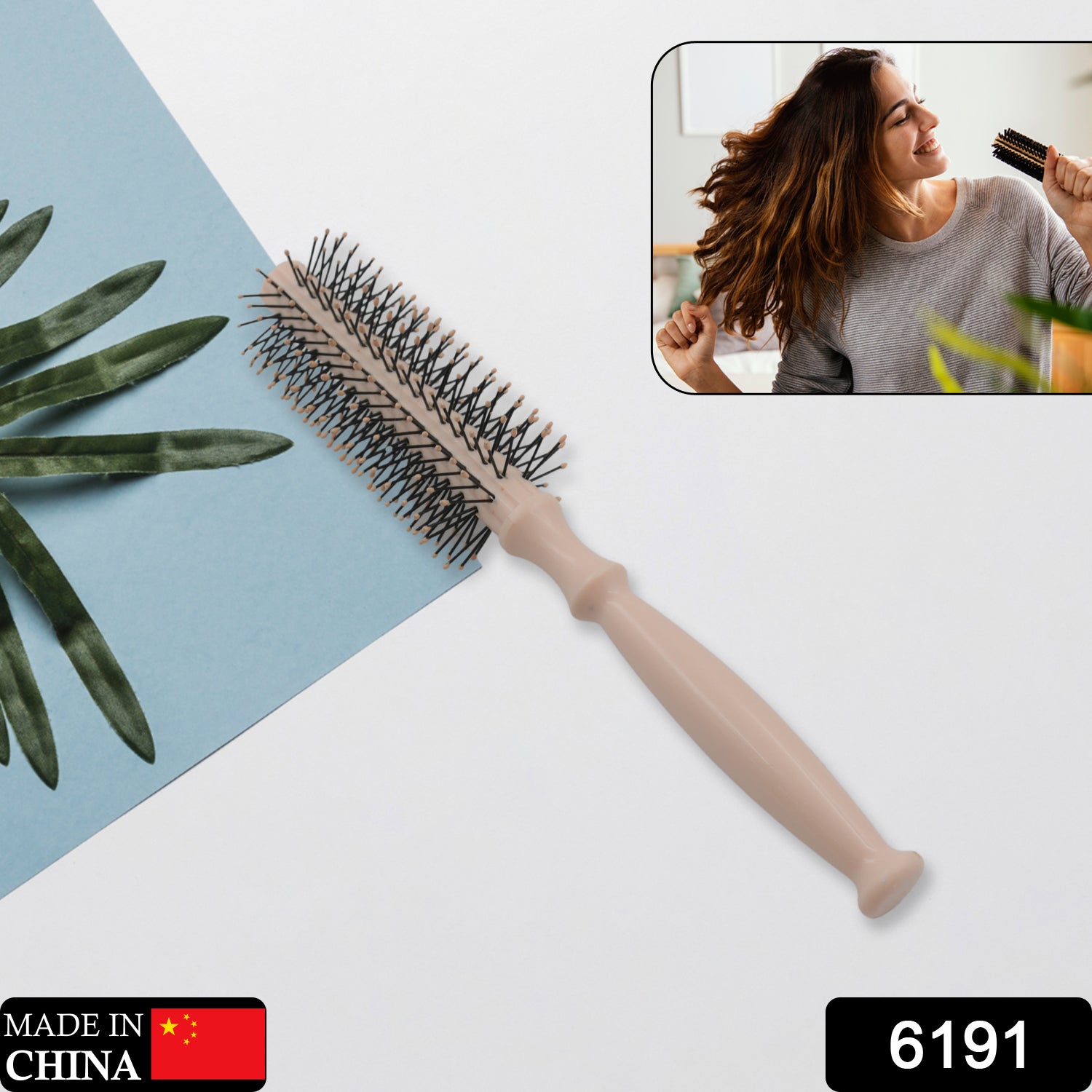 Round Hair Brush For Blow Drying & Hair Styling - Bhavnagar Deodap