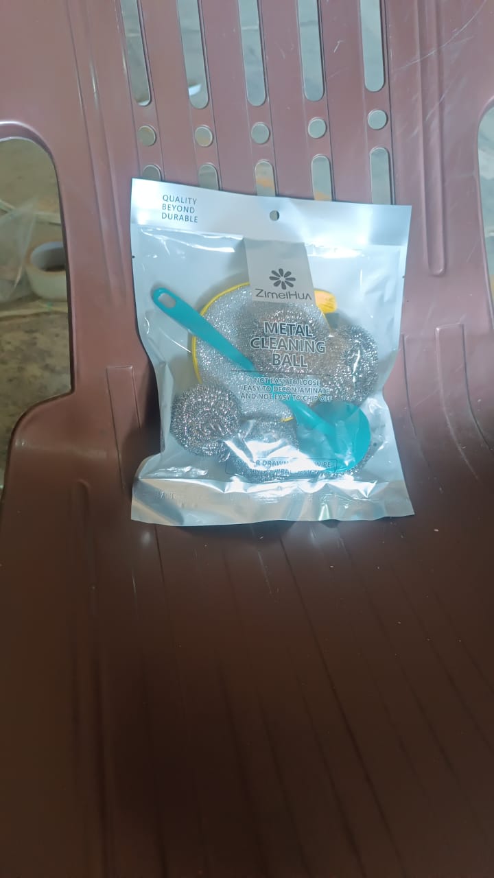 6 in 1 Kitchen Cleaning Set Handy Free Stainless Steel Scrubber - Bhavnagar Deodap