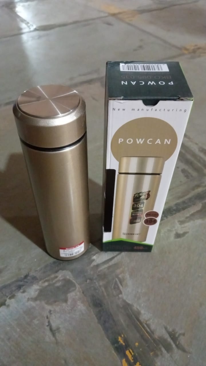 Stainless Steel Double Wall Water Bottle (450 ML) - Bhavnagar Deodap