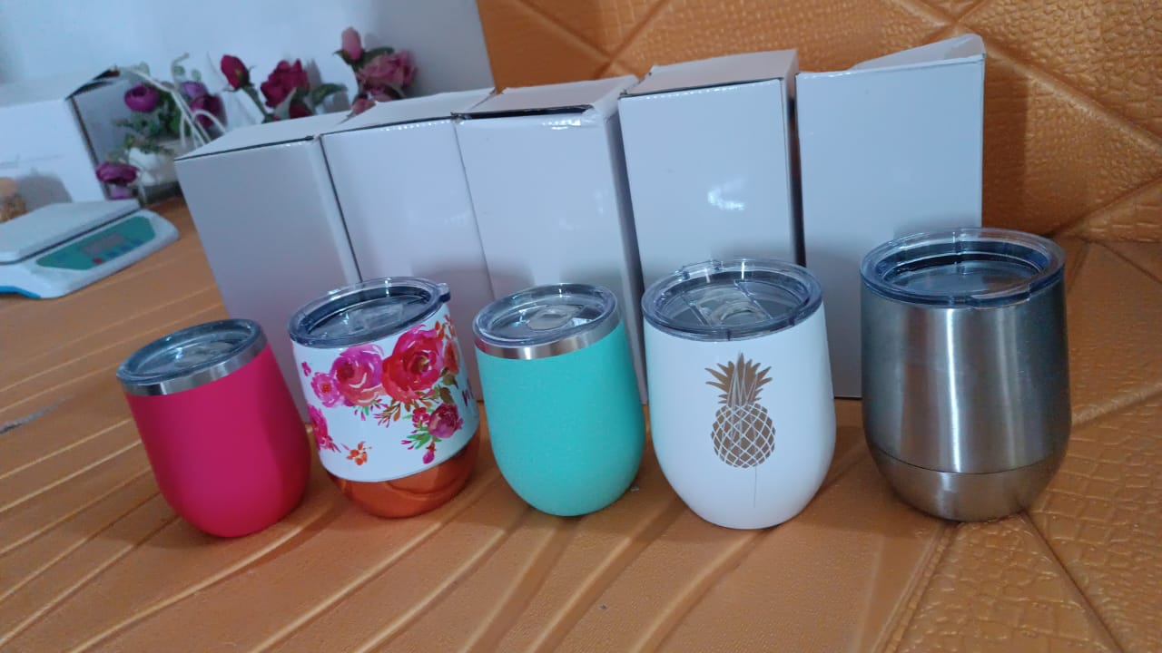 Stainless Steel Vacuum Insulated Mug with Lid (1 Pc / Mix Design & Color) - Bhavnagar Deodap