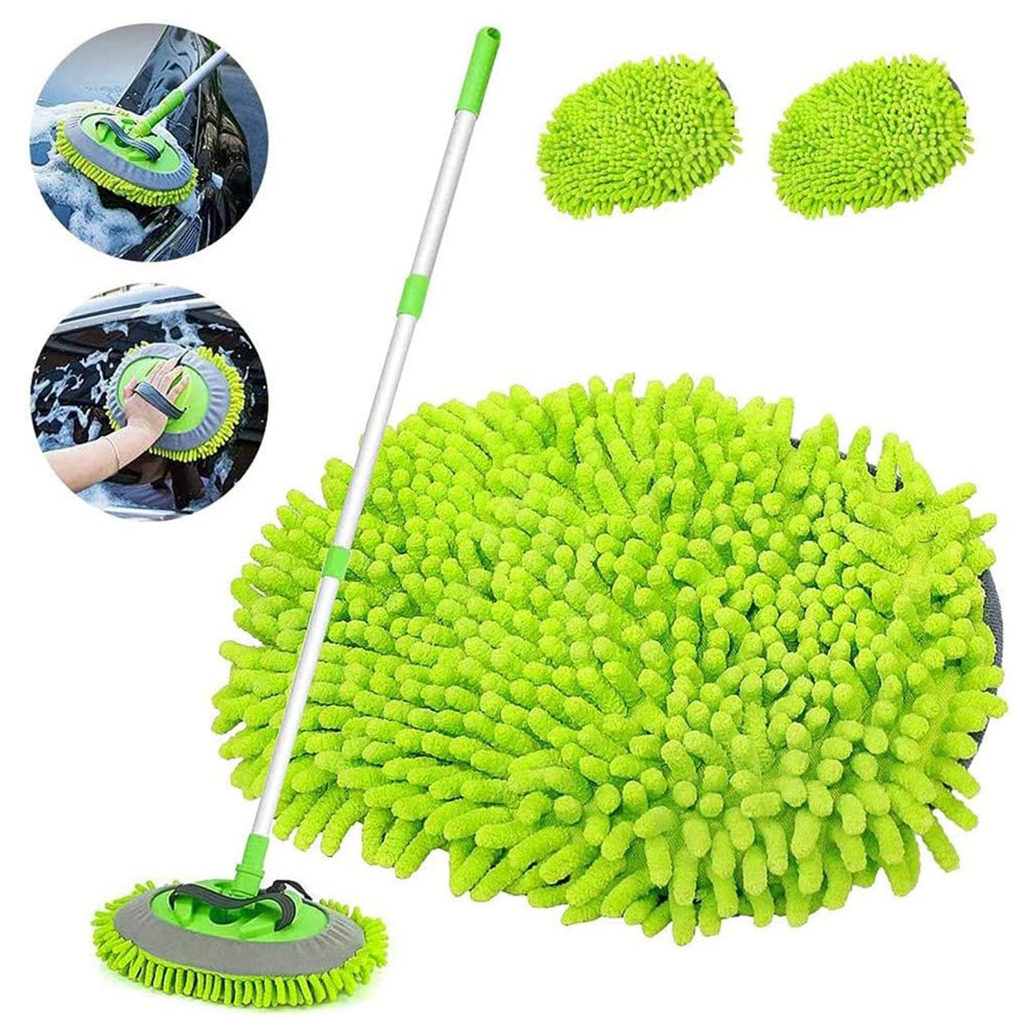 Dry/Wet Home, Kitchen, Office Cleaning Brush Extendable Handle