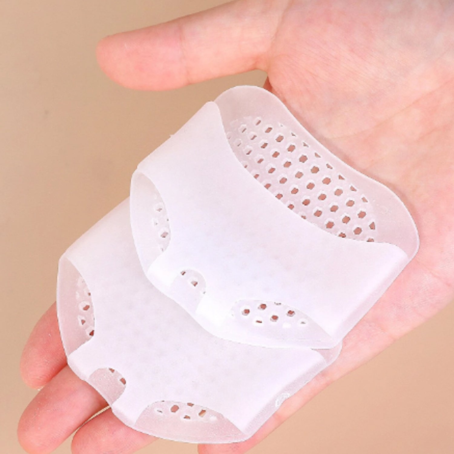 Silicone Front Foot Pad Anti-Slip Insole for Pain Relief, for Forefoot Pain, Calluses, Blisters, Forefoot Cushioning Relief- Men Women (1 Pair) - Bhavnagar Deodap