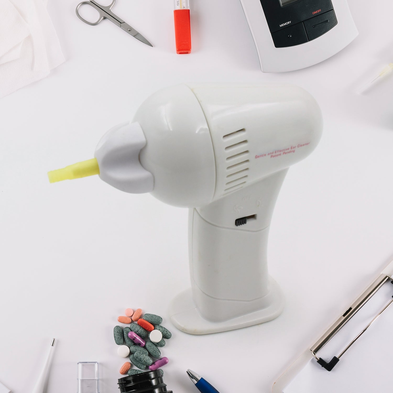 Vacuum Ear Cleaning System Clean Ears Care Removel Tool Earpick Cleaner Vacuum Removal Kit Safe Gentle Hygienic with 8 Silicon Cleaner Clips and Cleaning Brush - Bhavnagar Deodap
