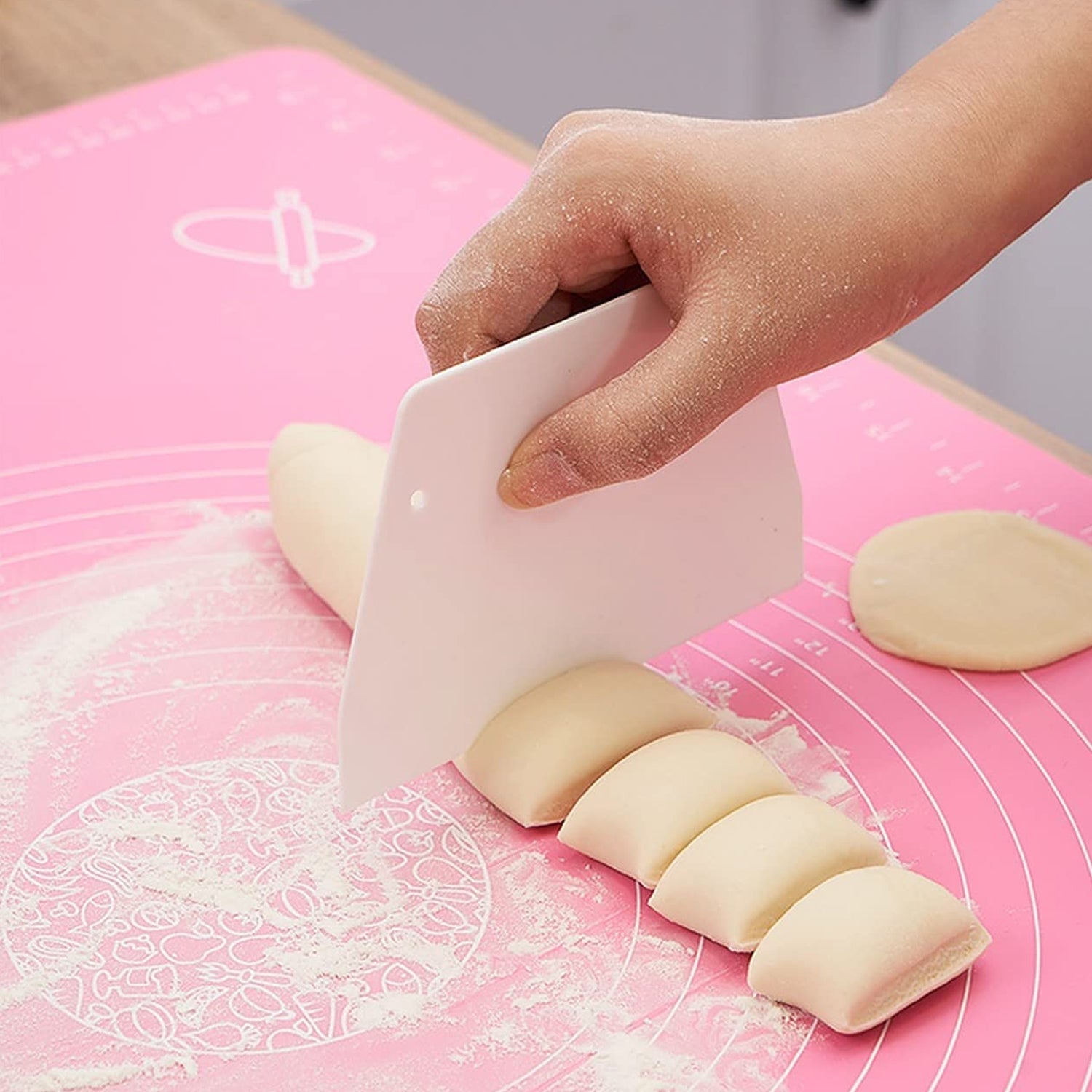 Rolling Baking Mat with Measurements (65×45 Cm / 1 Pc) - Bhavnagar Deodap