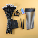 Solar-Powered Warm White Garden Ball Light Set