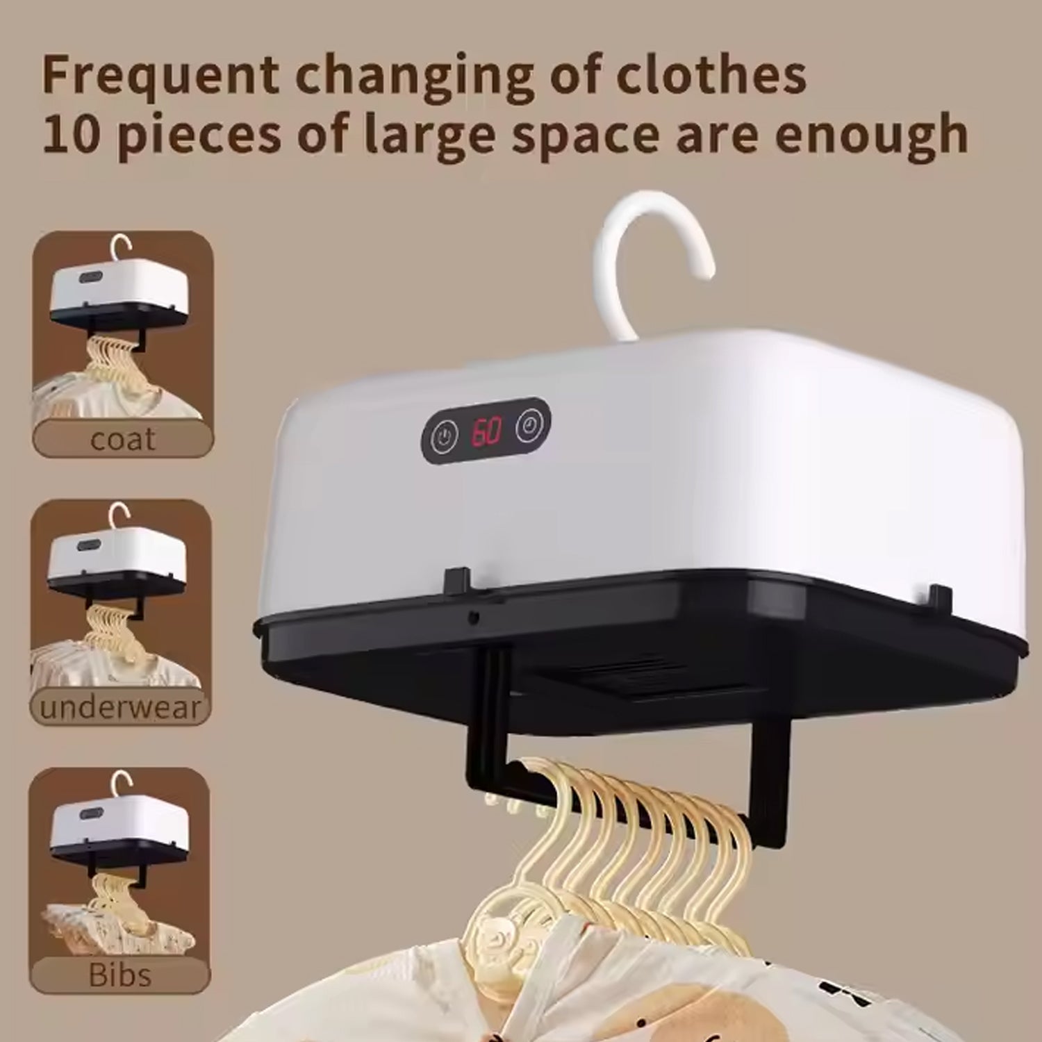 Portable Clothes Folding Dryer, Portable Dryer (1 Pc) - Bhavnagar Deodap
