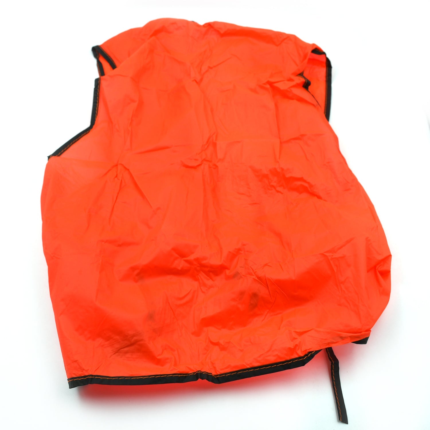 Economy Safety Vest, Soft Vinyl with Tie Closure for Identifying Staff and Volunteers Adult PVC Safety Vest High Visibility for Outdoor Operator - Bhavnagar Deodap