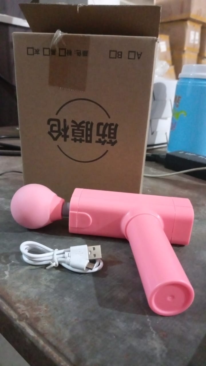 Massage Gun Deep Relax, Powerful Muscle Massager, USB Chargeable (1 Pc) - Bhavnagar Deodap